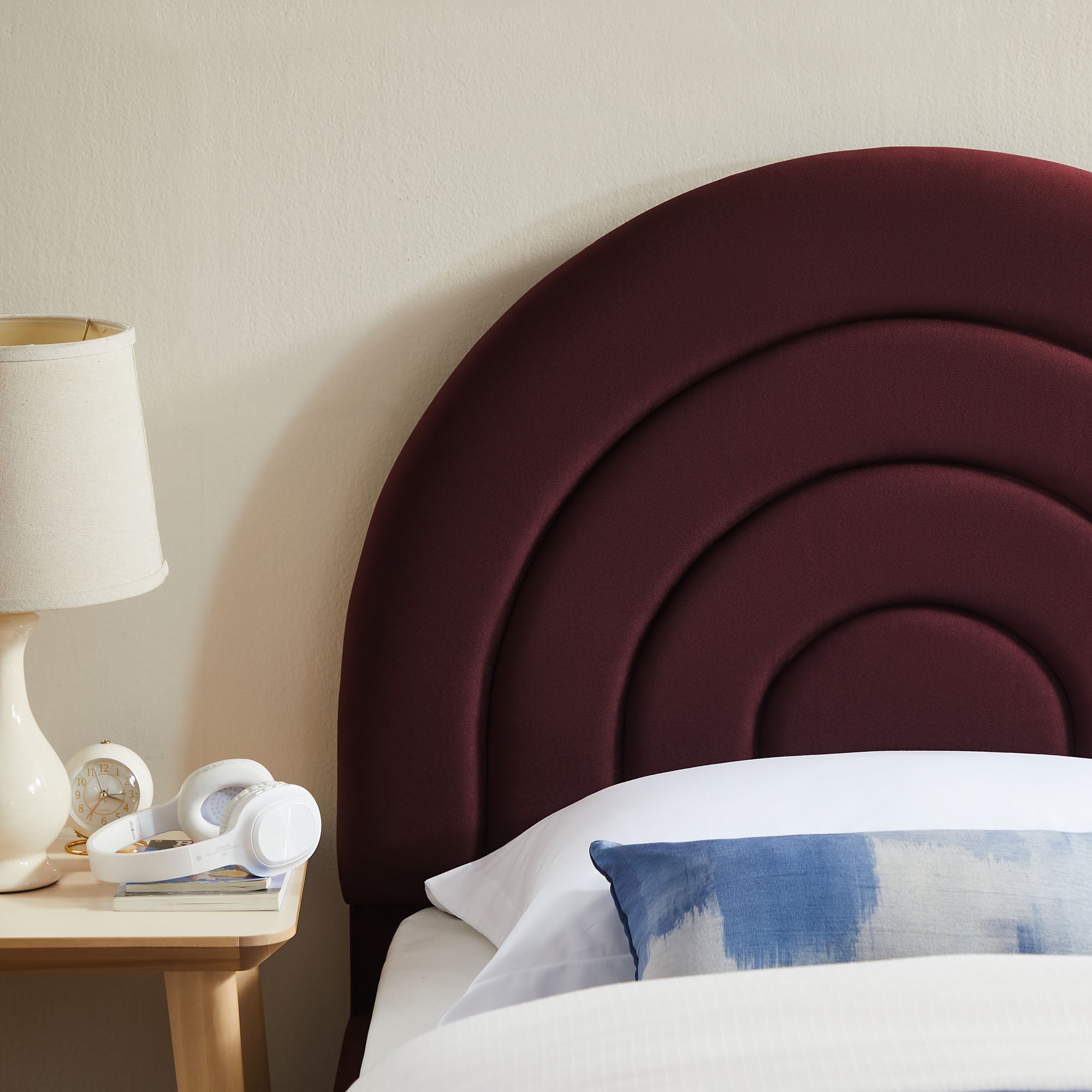 Modway Solana Arched Performance Velvet Twin Platform Bed