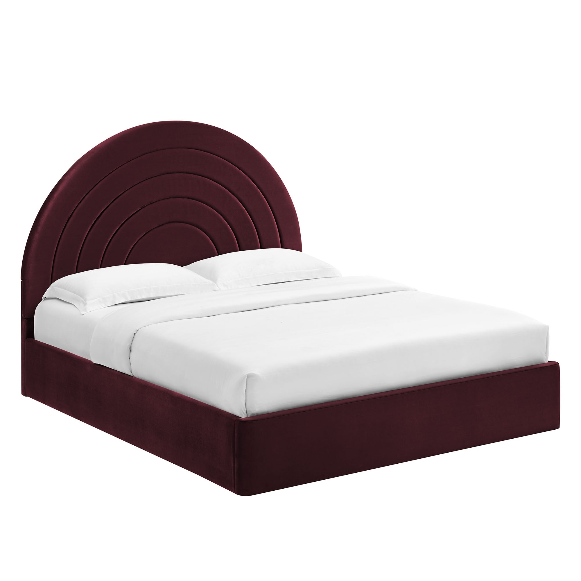 Modway Solana Arched Performance Velvet Full Platform Bed