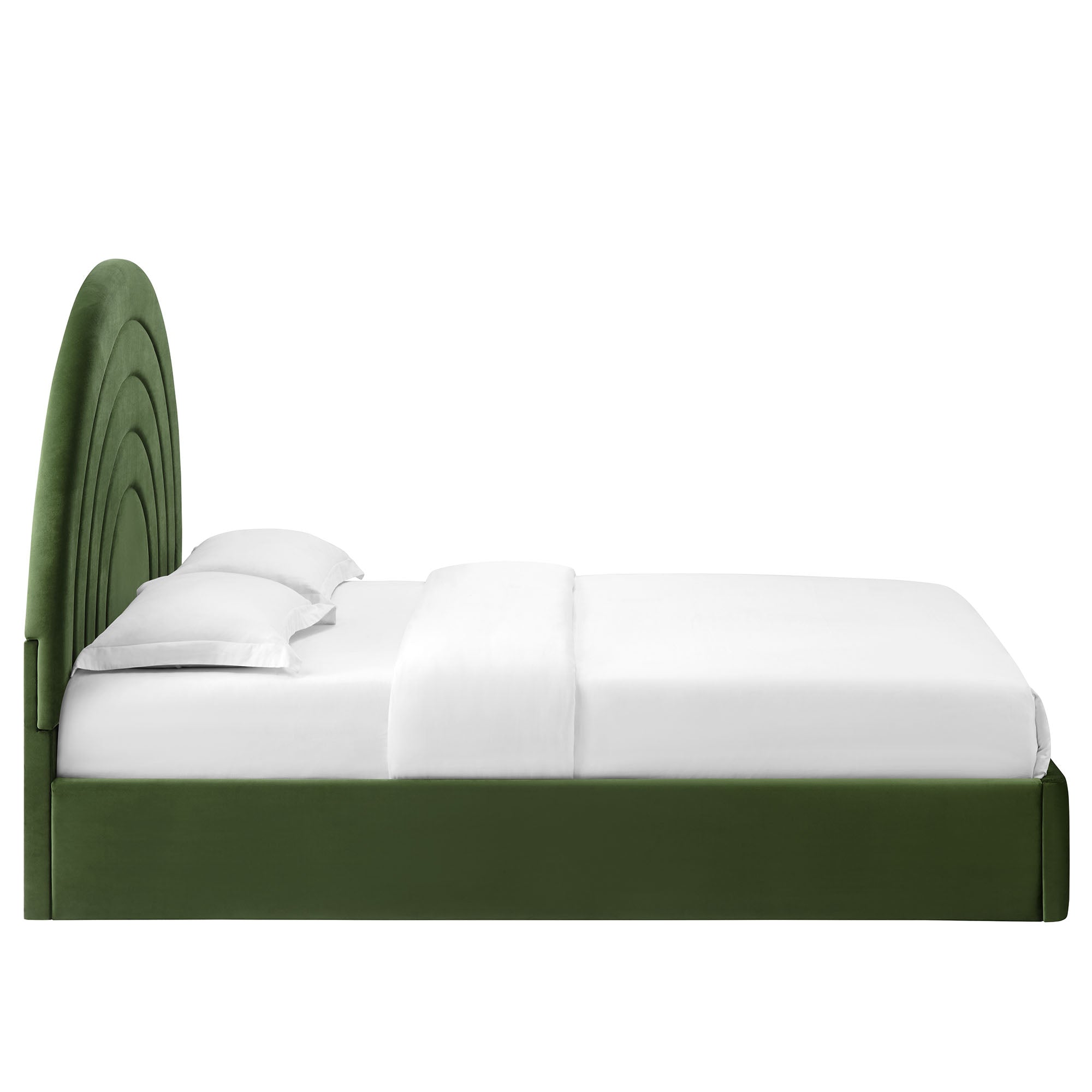 Modway Solana Arched Performance Velvet Queen Platform Bed