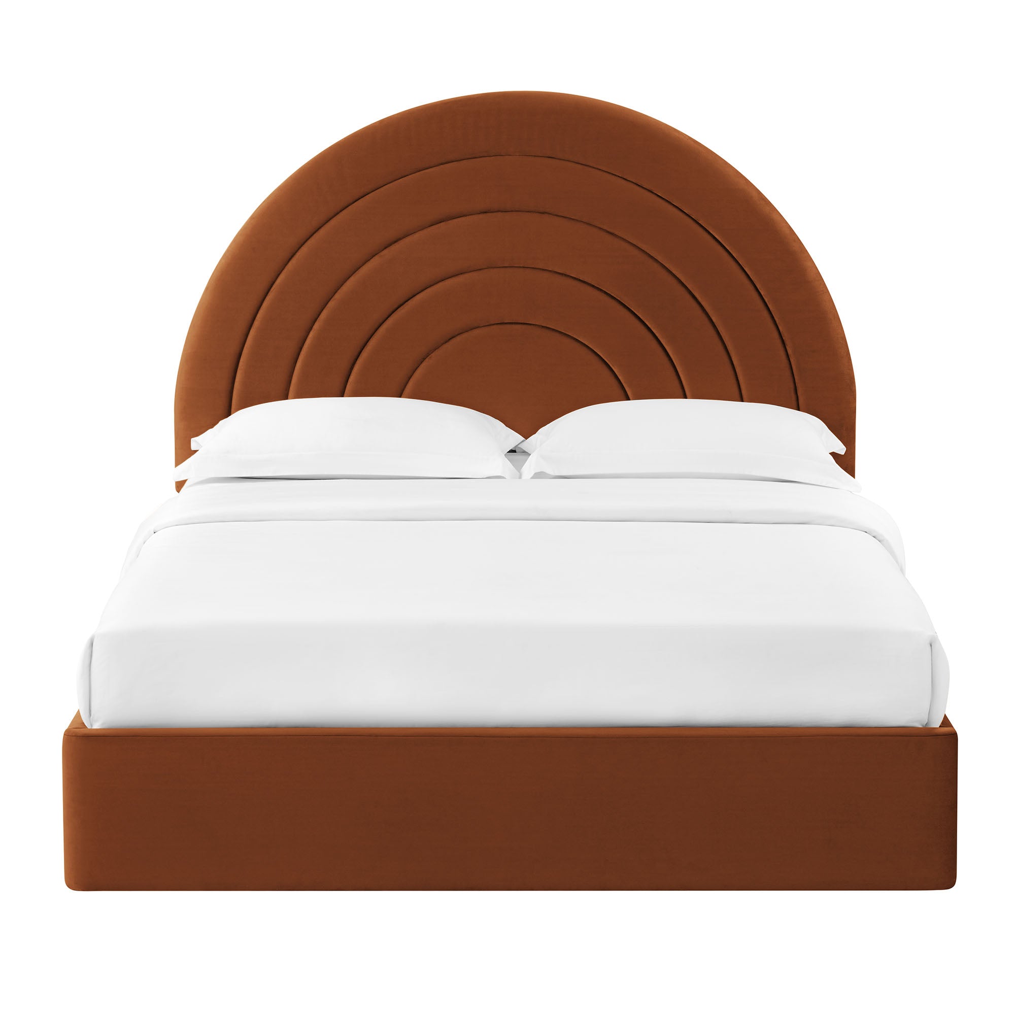 Modway Solana Arched Performance Velvet Queen Platform Bed