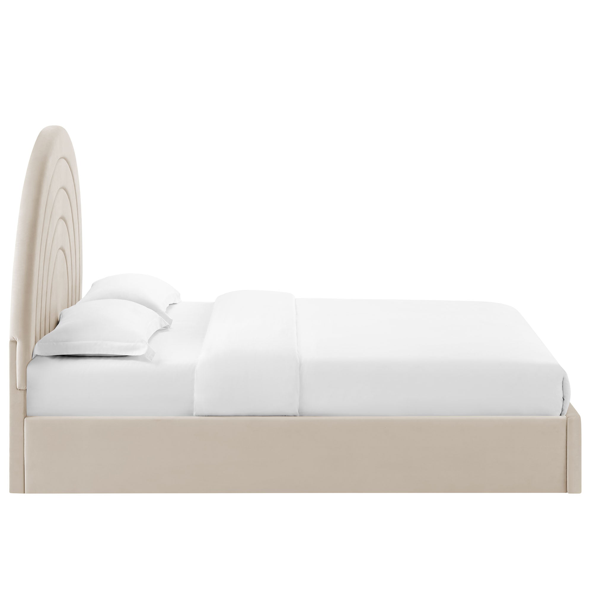 Modway Solana Arched Performance Velvet King Platform Bed