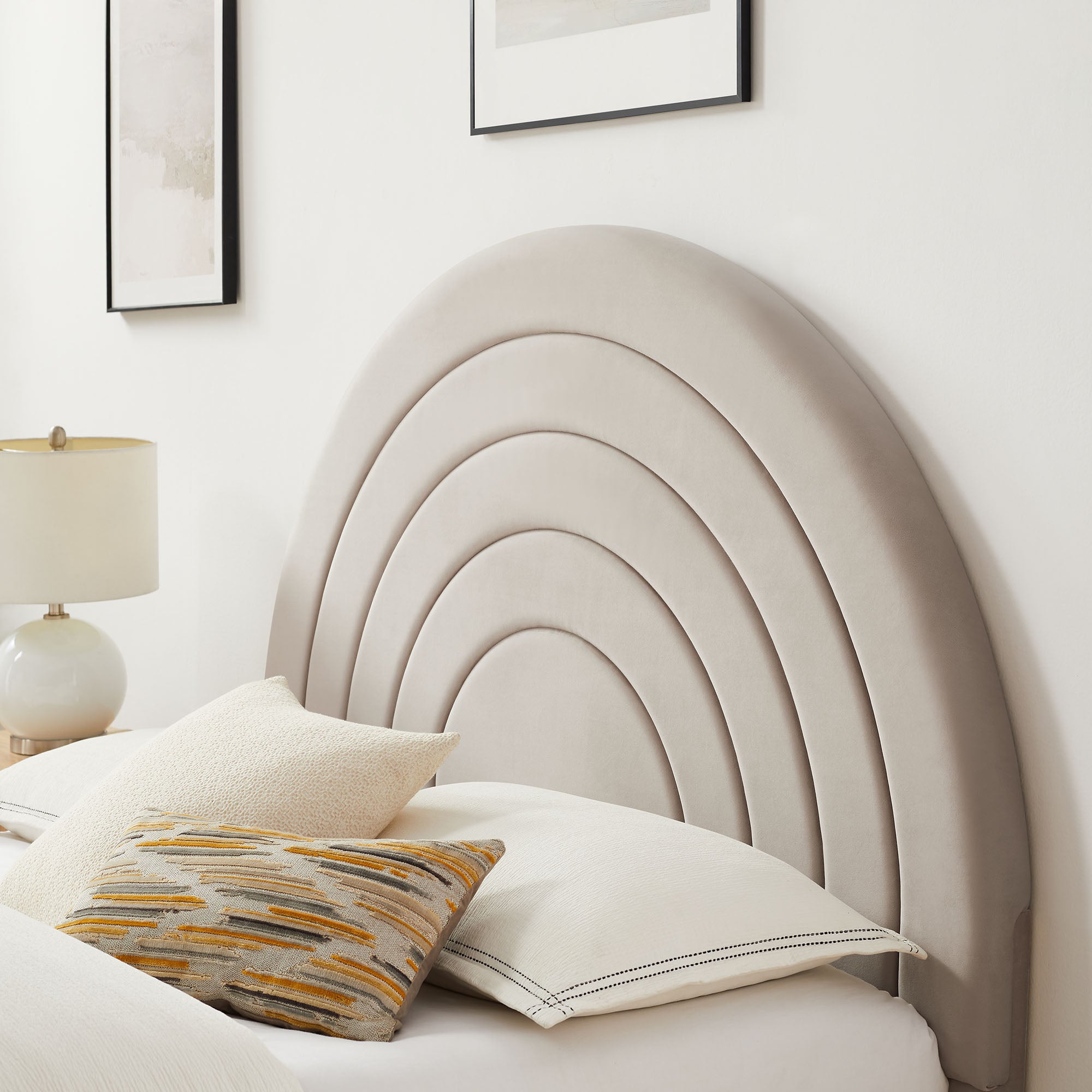 Modway Solana Arched Performance Velvet King Platform Bed