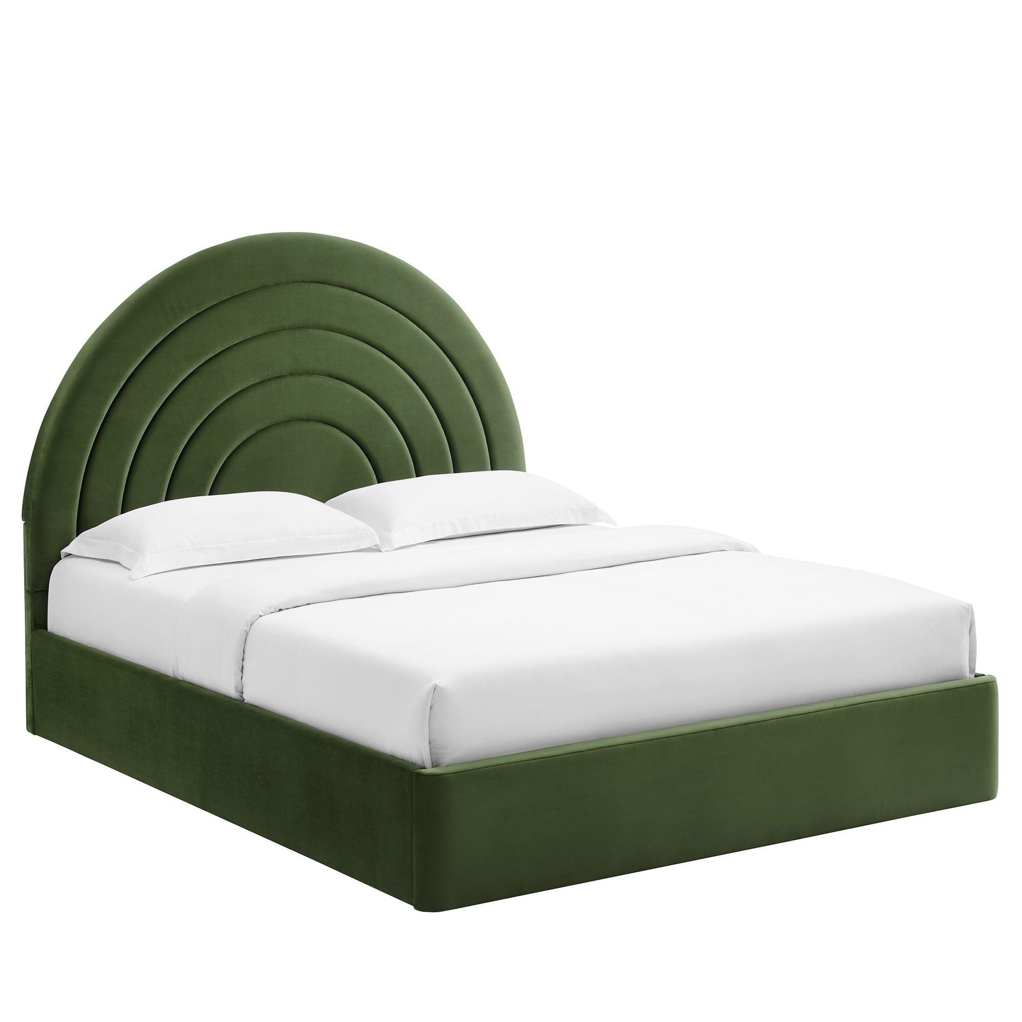 Modway Solana Arched Performance Velvet King Platform Bed