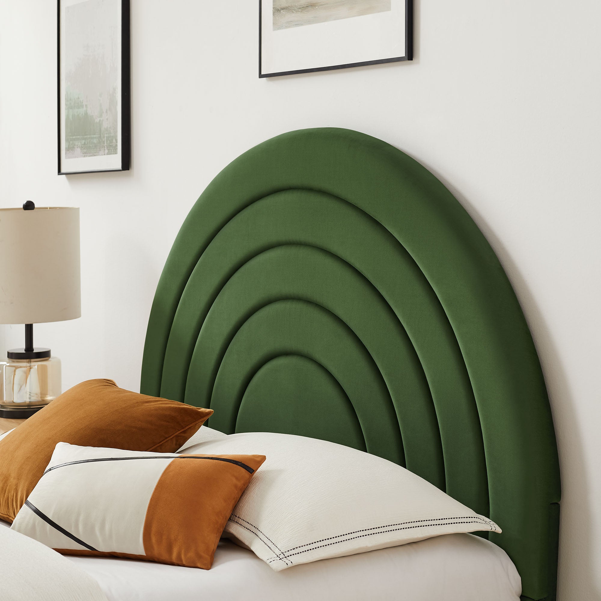 Modway Solana Arched Performance Velvet King Platform Bed