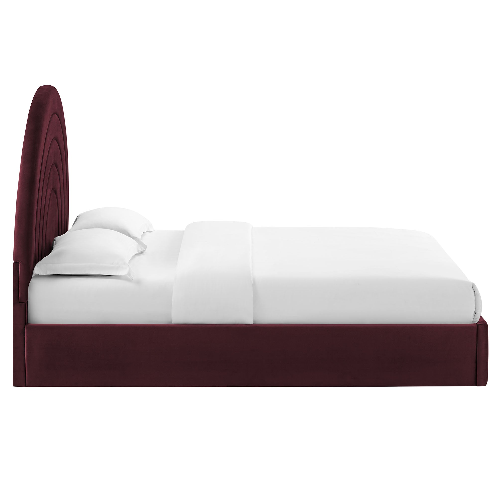 Modway Solana Arched Performance Velvet King Platform Bed