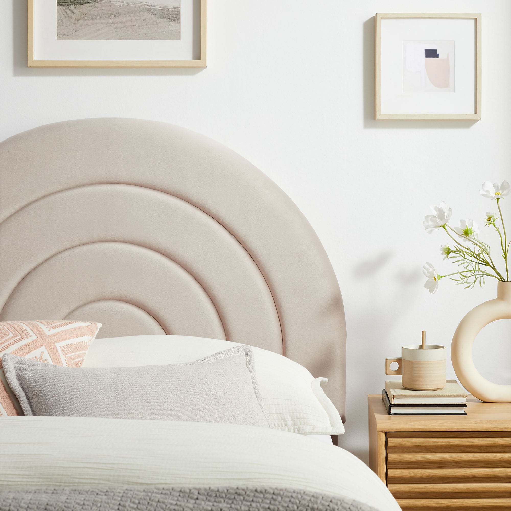 Modway Solana Arched Performance Velvet Twin Headboard