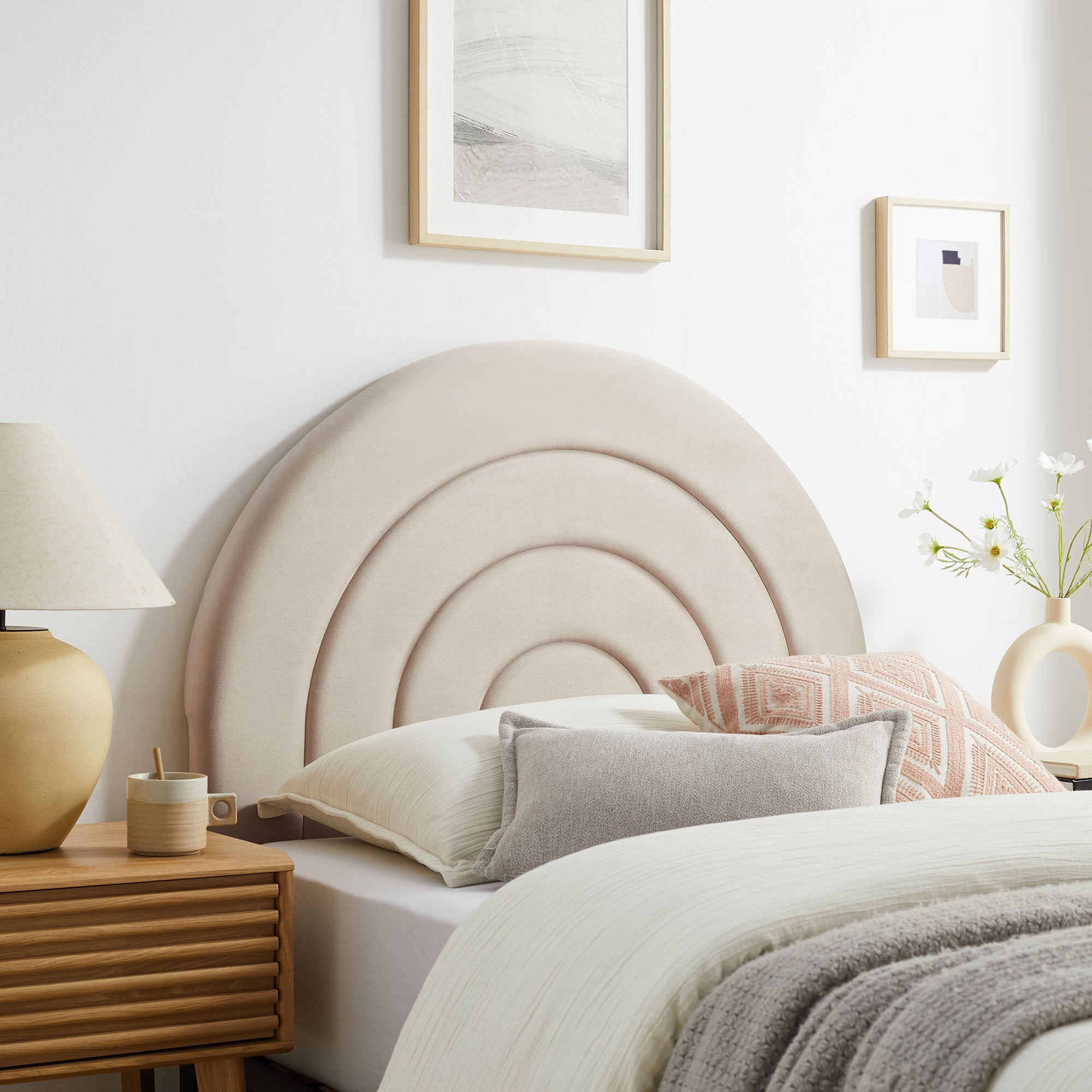 Modway Solana Arched Performance Velvet Twin Headboard