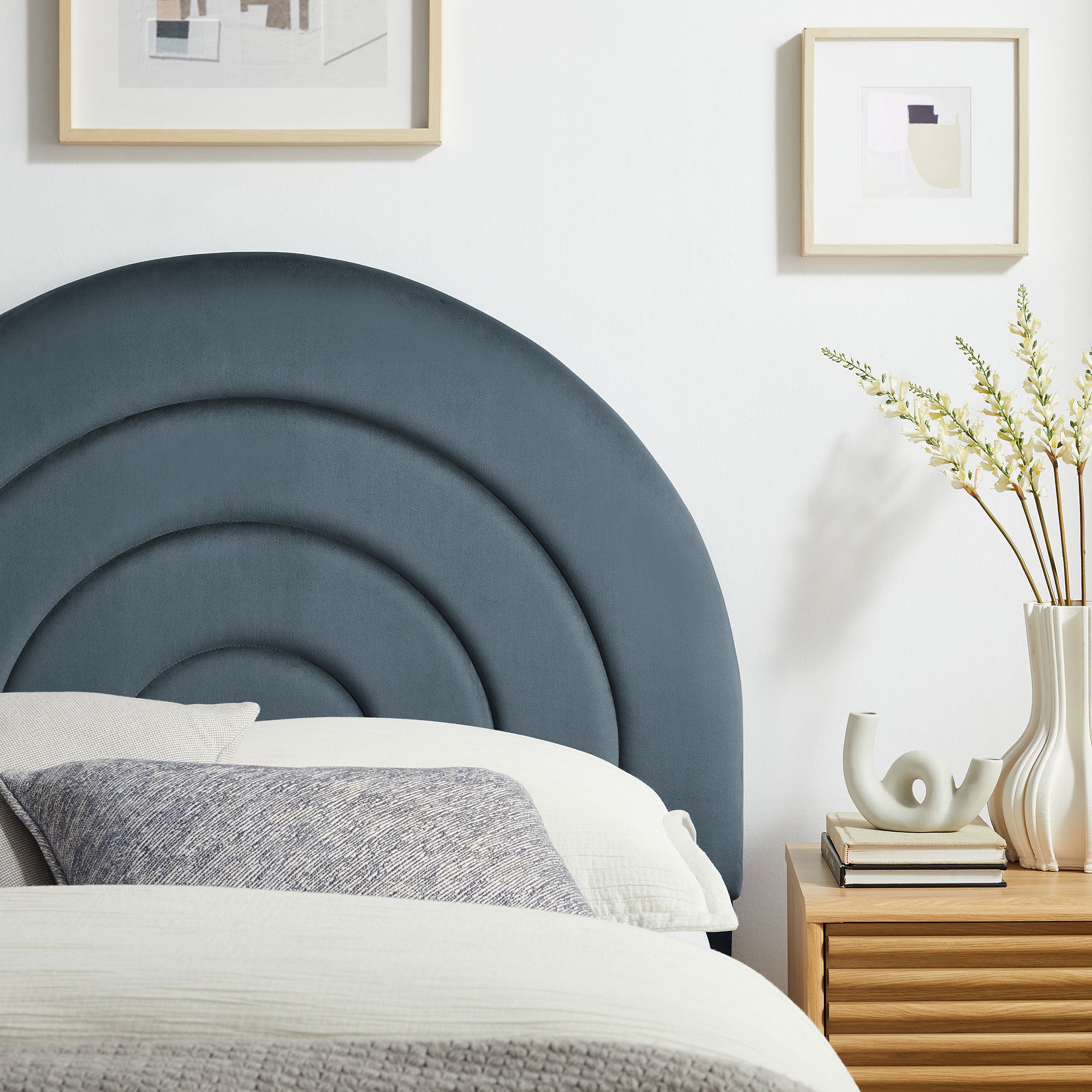 Modway Solana Arched Performance Velvet Twin Headboard