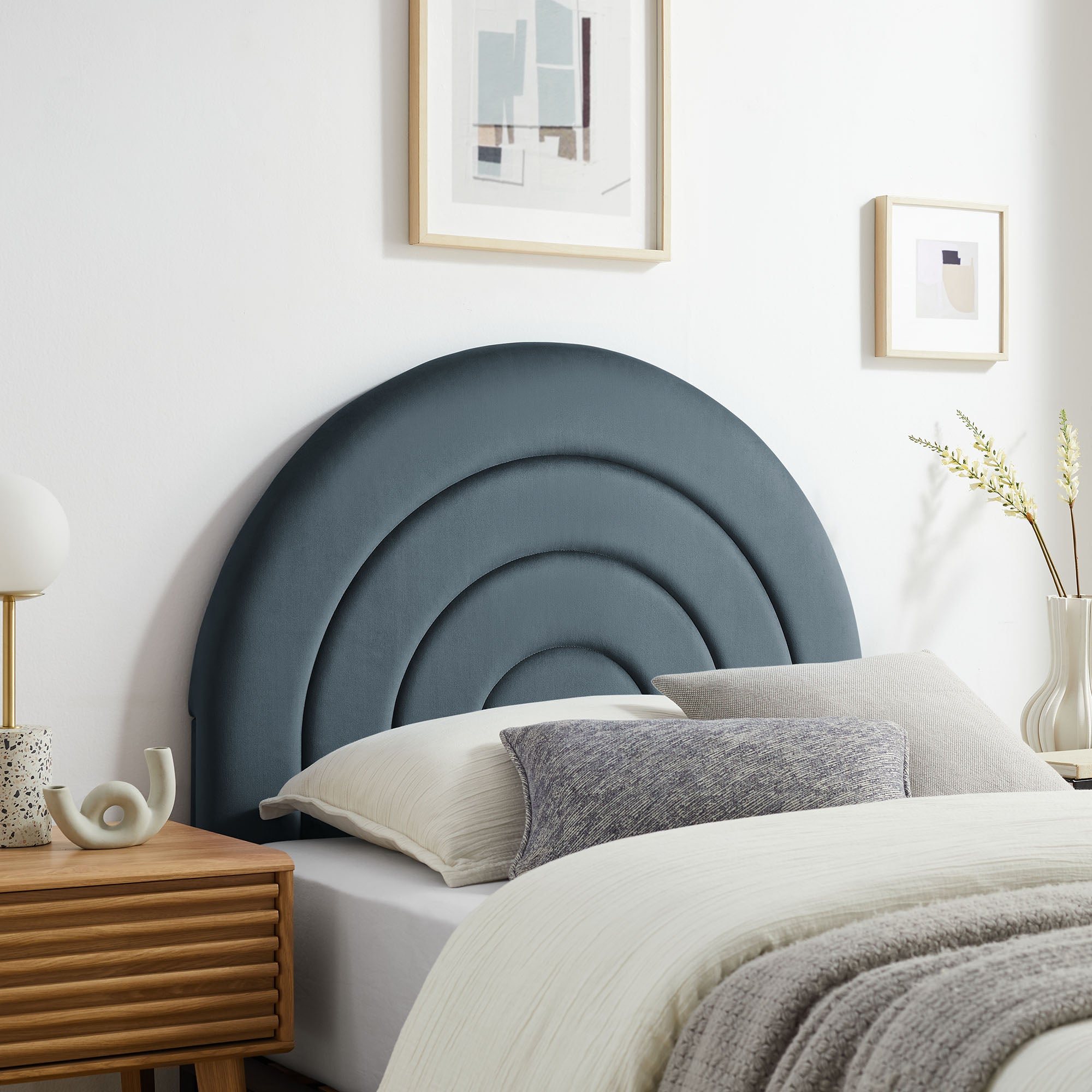 Modway Solana Arched Performance Velvet Twin Headboard