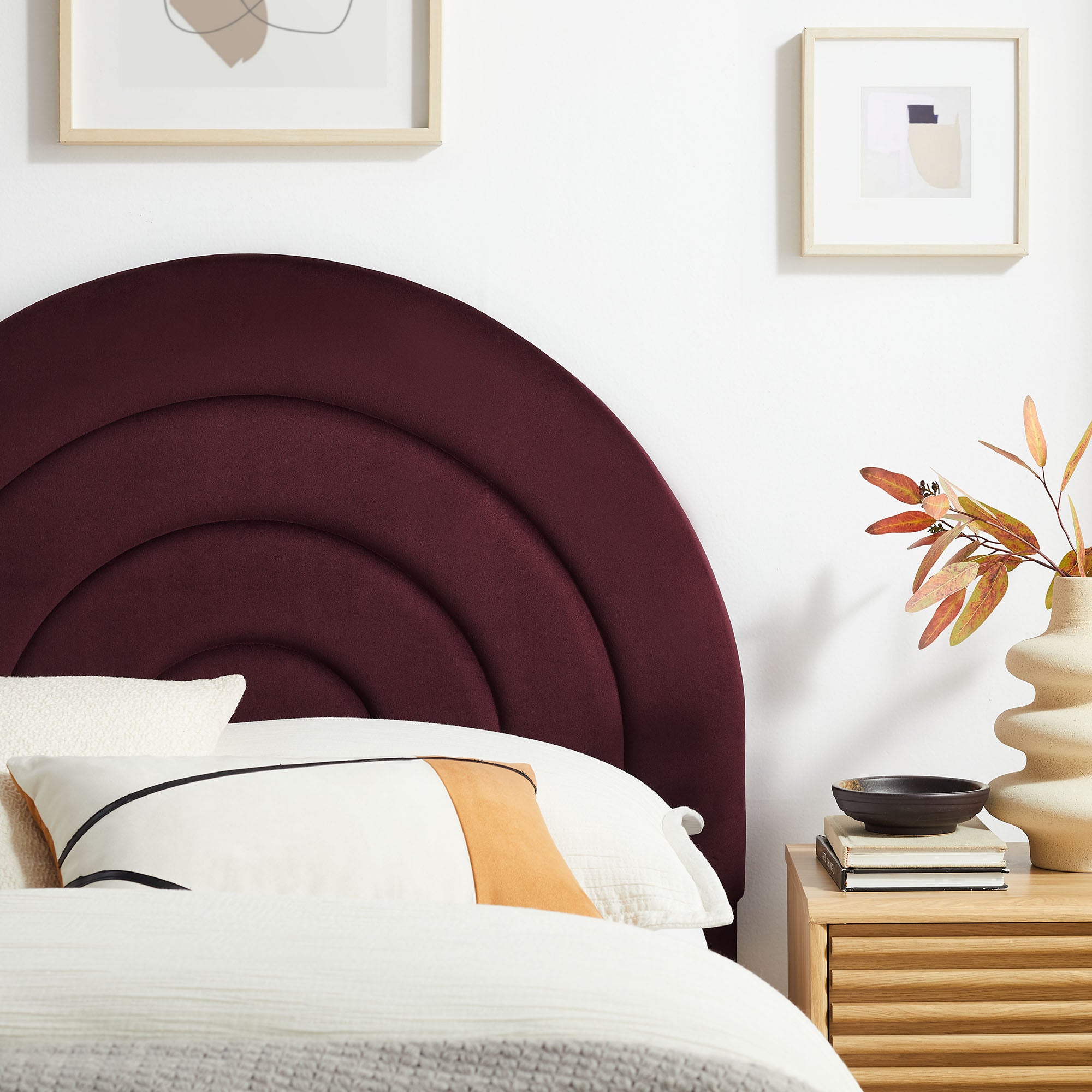 Modway Solana Arched Performance Velvet Twin Headboard