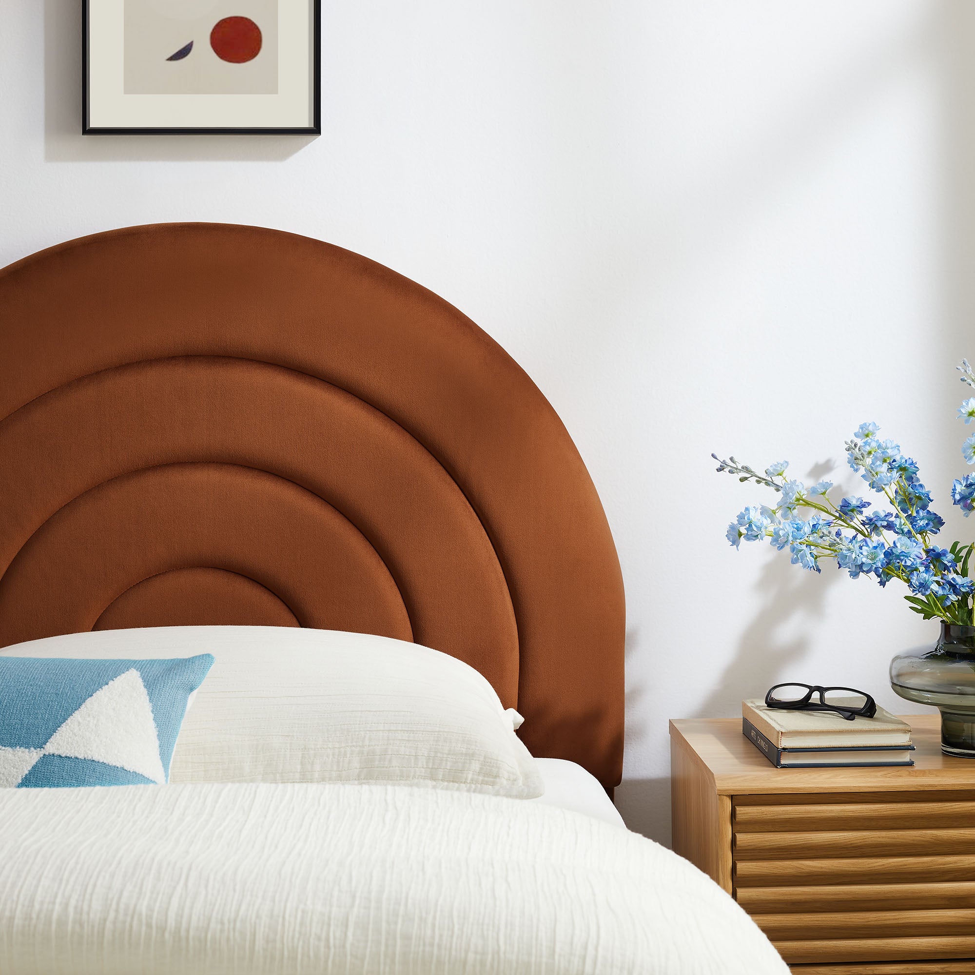 Modway Solana Arched Performance Velvet Twin Headboard