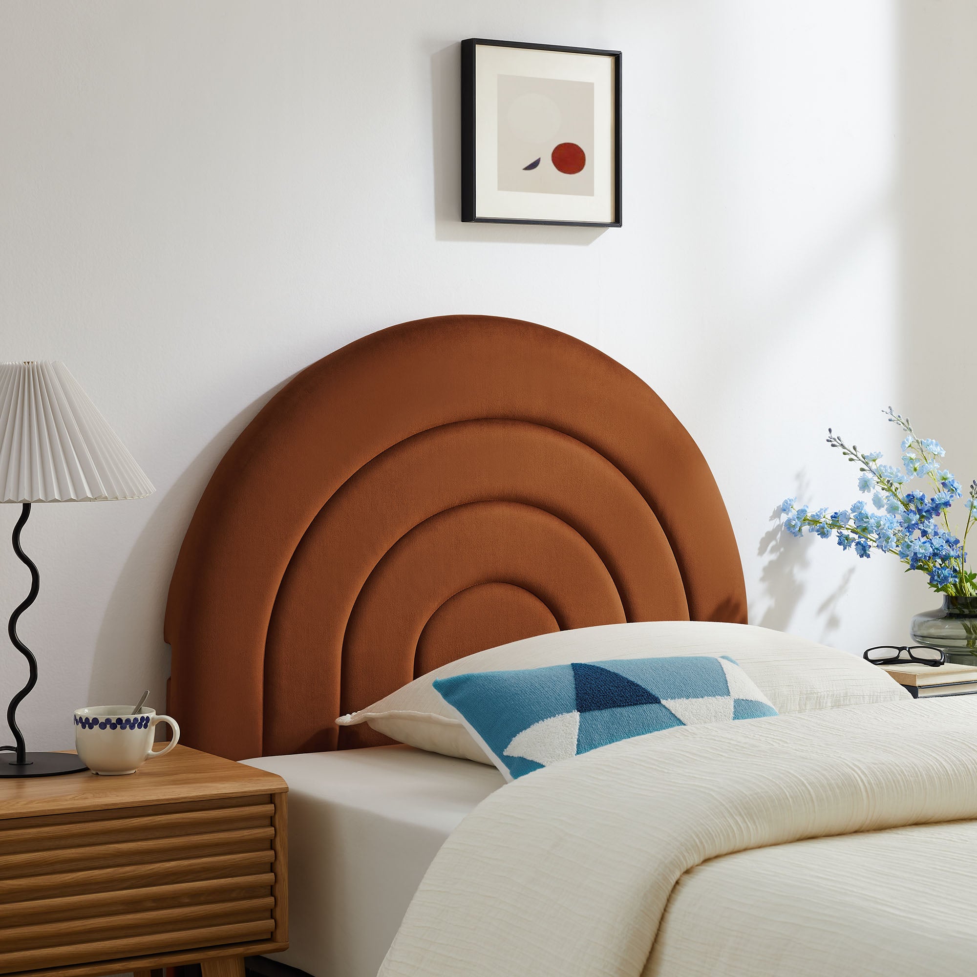 Modway Solana Arched Performance Velvet Twin Headboard