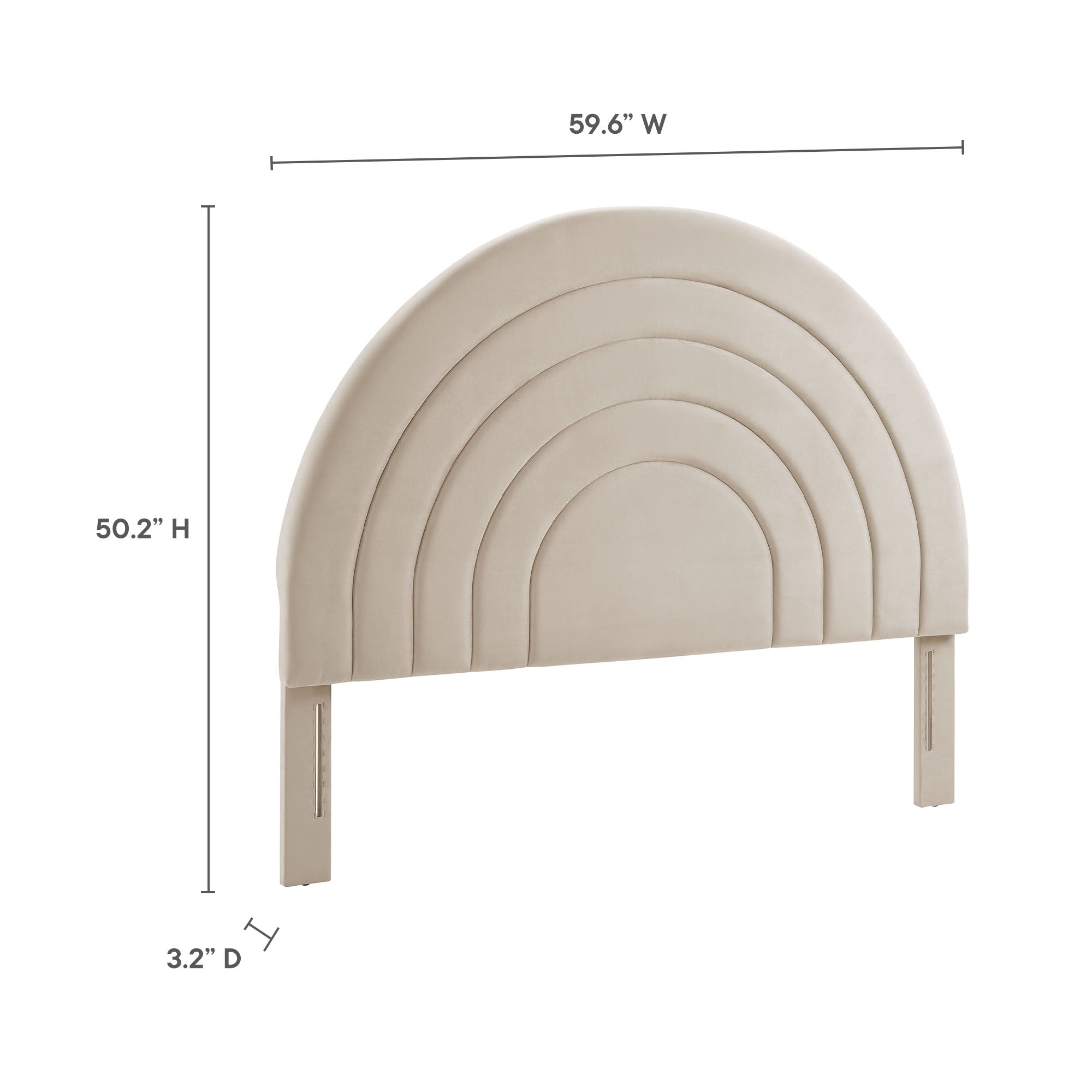 Modway Solana Arched Performance Velvet Full Headboard