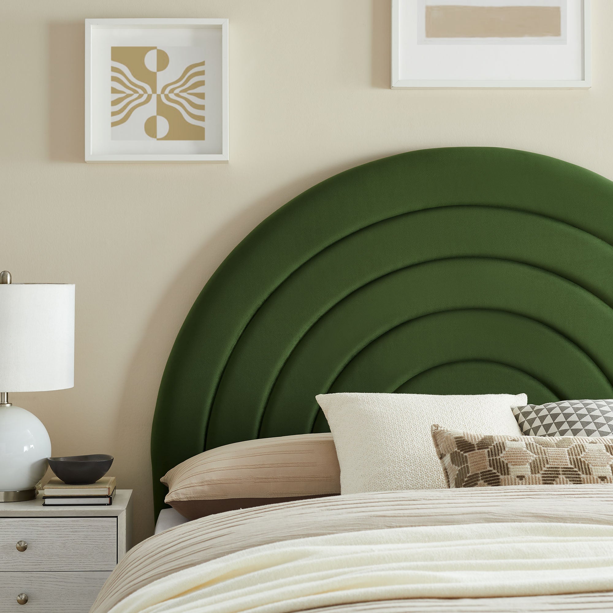 Modway Solana Arched Performance Velvet Queen Headboard