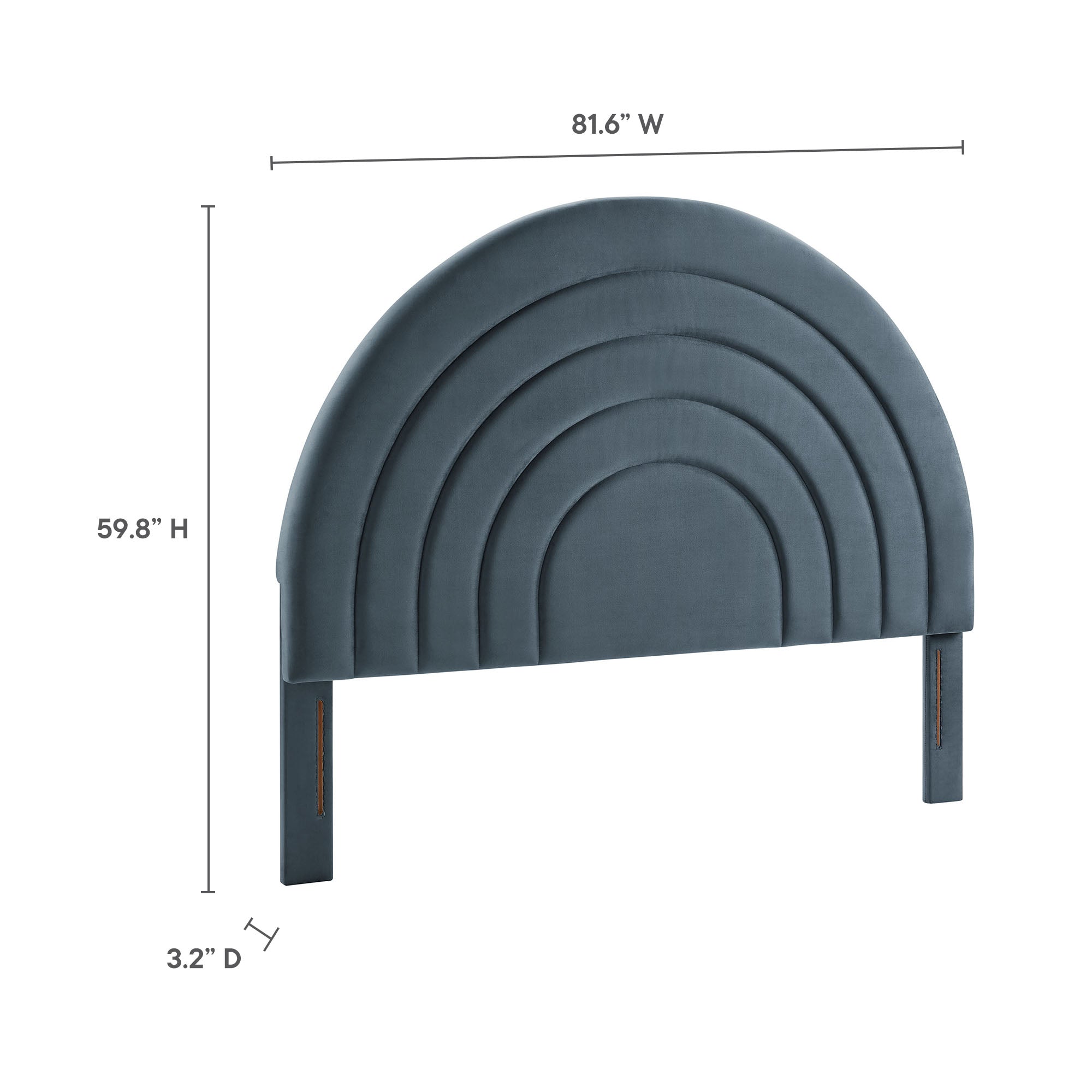 Modway Solana Arched Performance Velvet King Headboard
