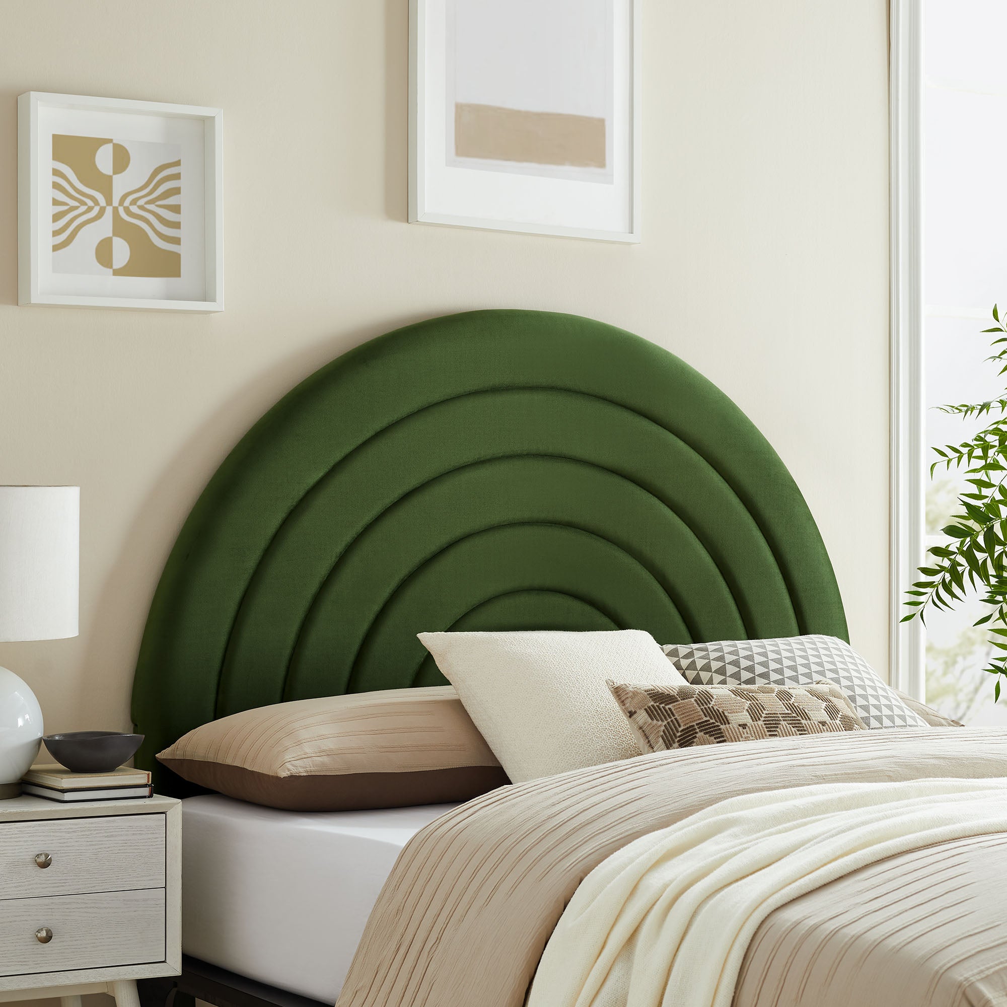 Modway Solana Arched Performance Velvet King Headboard