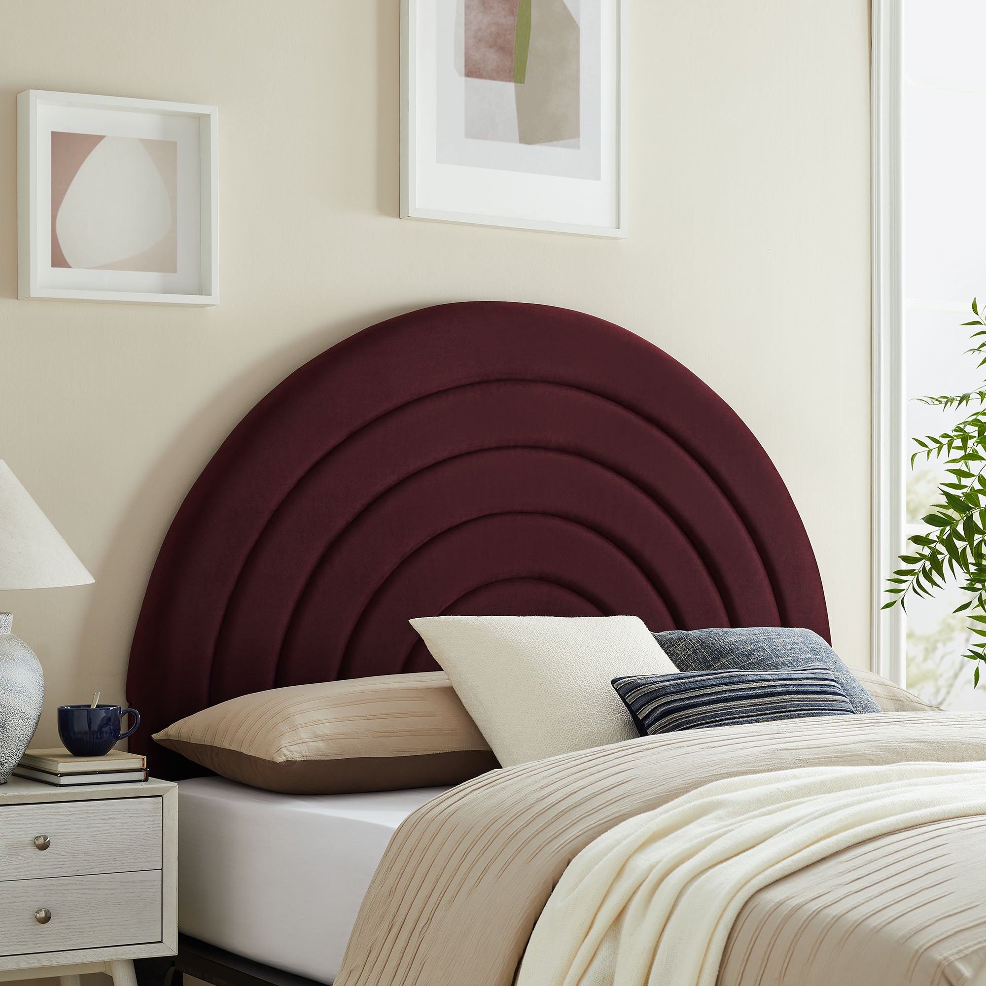 Modway Solana Arched Performance Velvet King Headboard