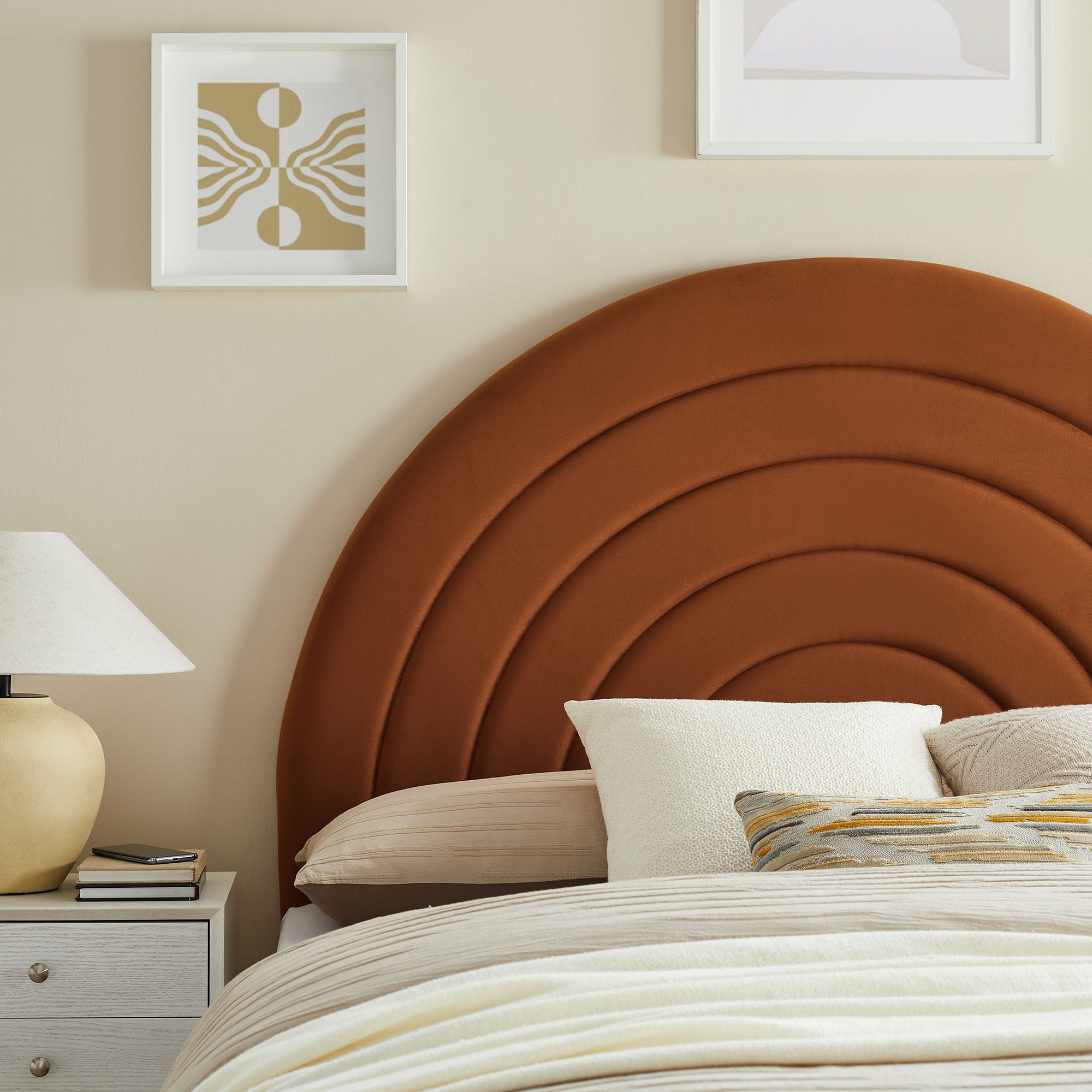 Modway Solana Arched Performance Velvet King Headboard