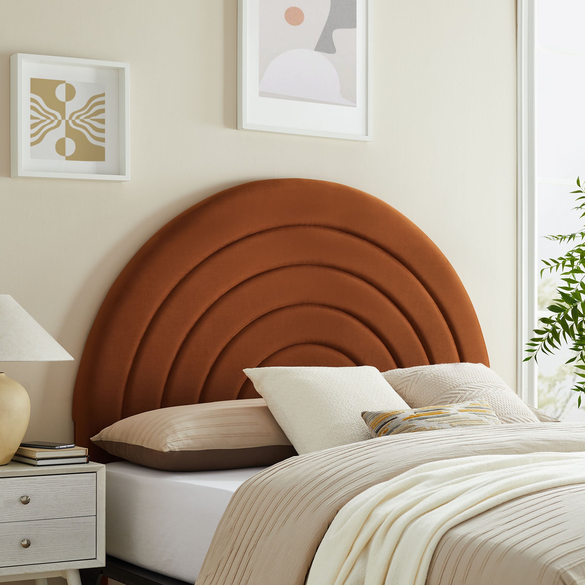 Modway Solana Arched Performance Velvet King Headboard