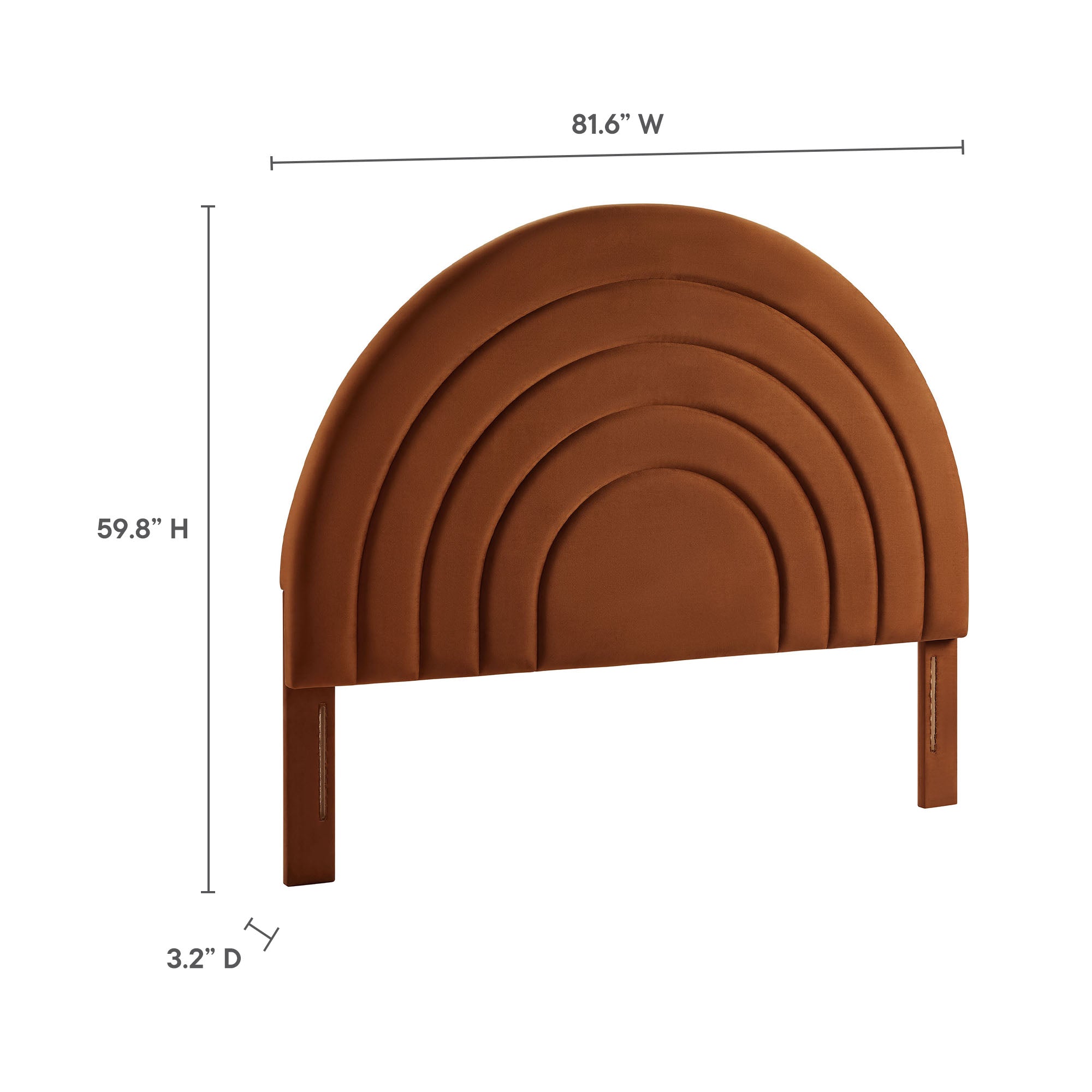 Modway Solana Arched Performance Velvet King Headboard