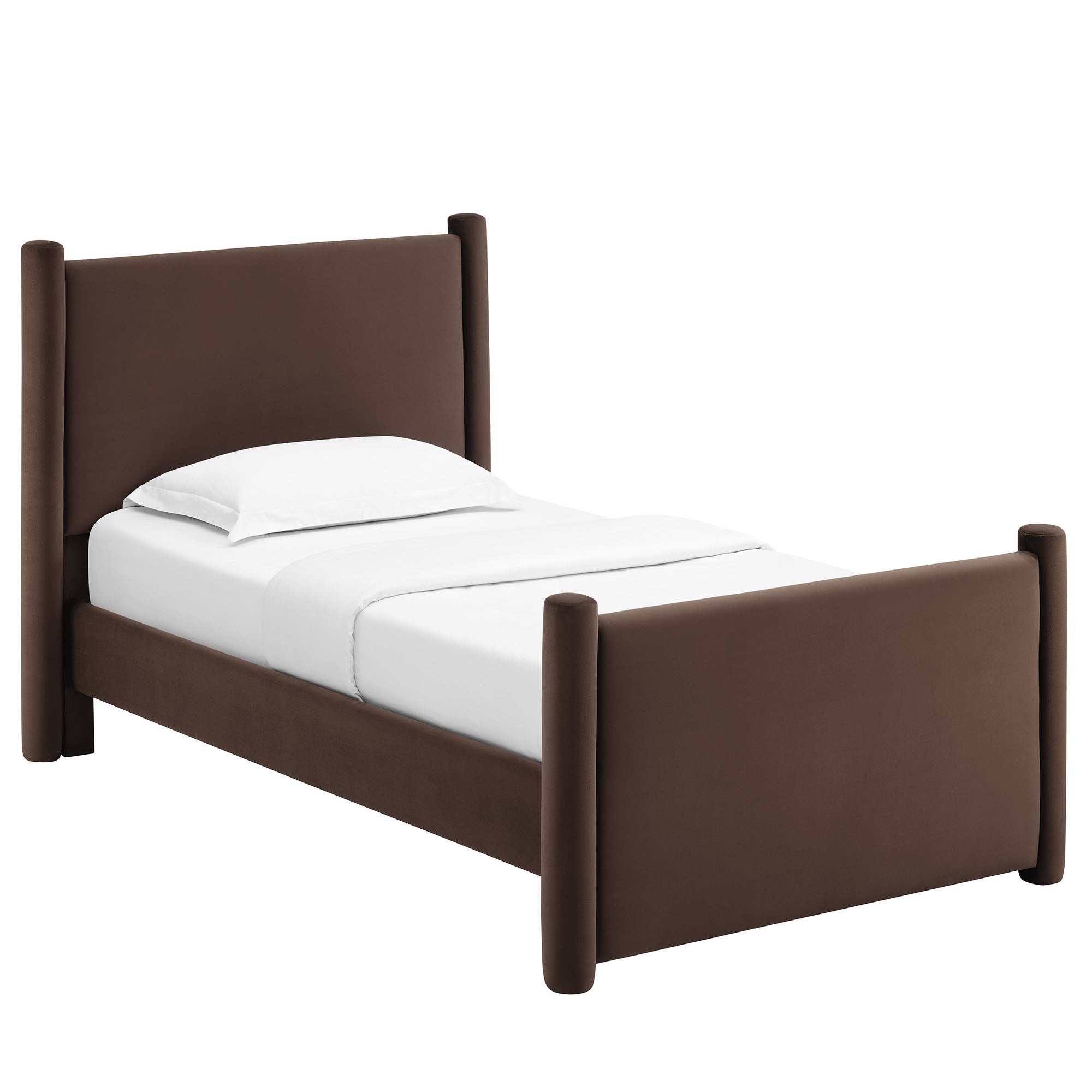 Modway Rael Performance Velvet Twin Platform Bed