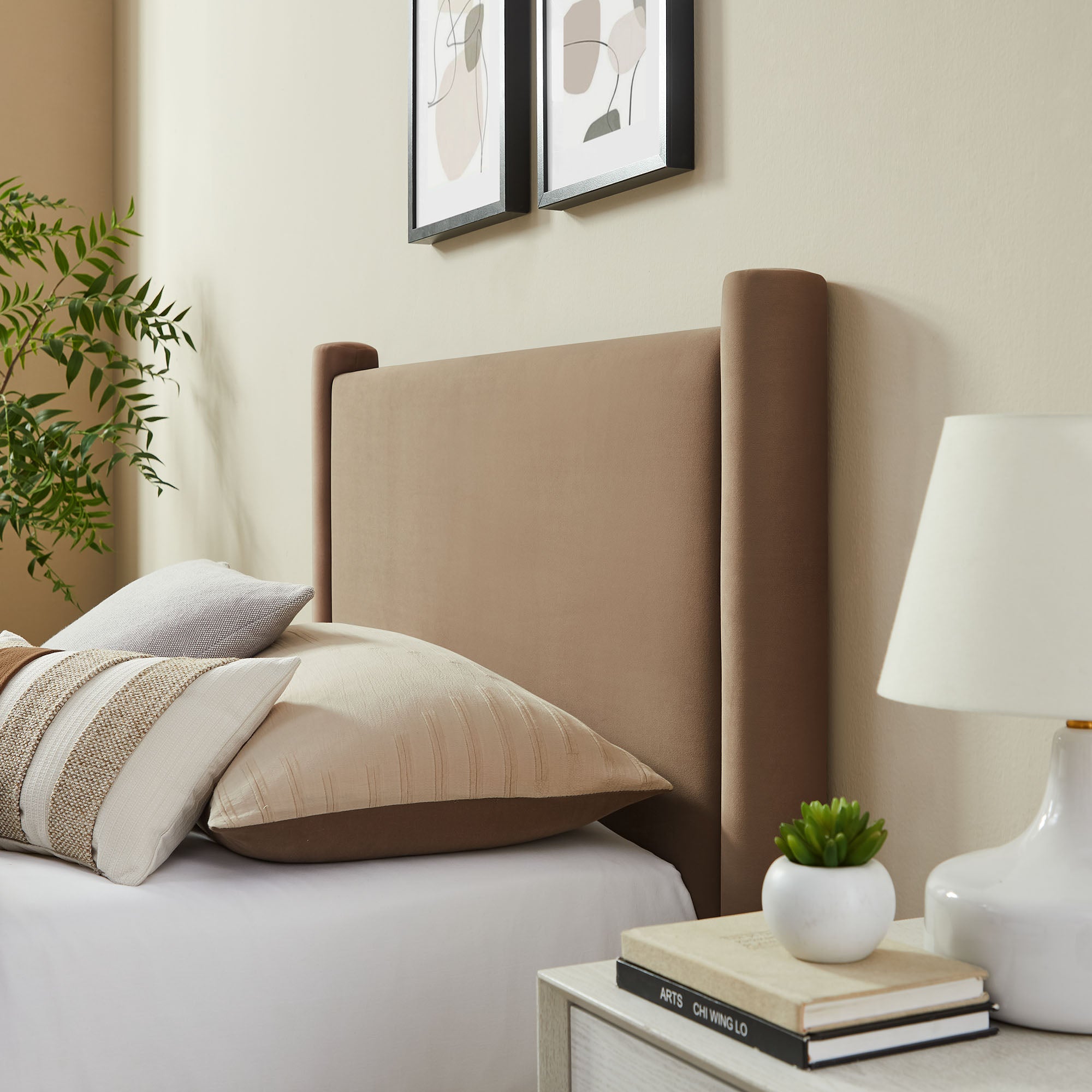 Modway Rael Performance Velvet Twin Platform Bed