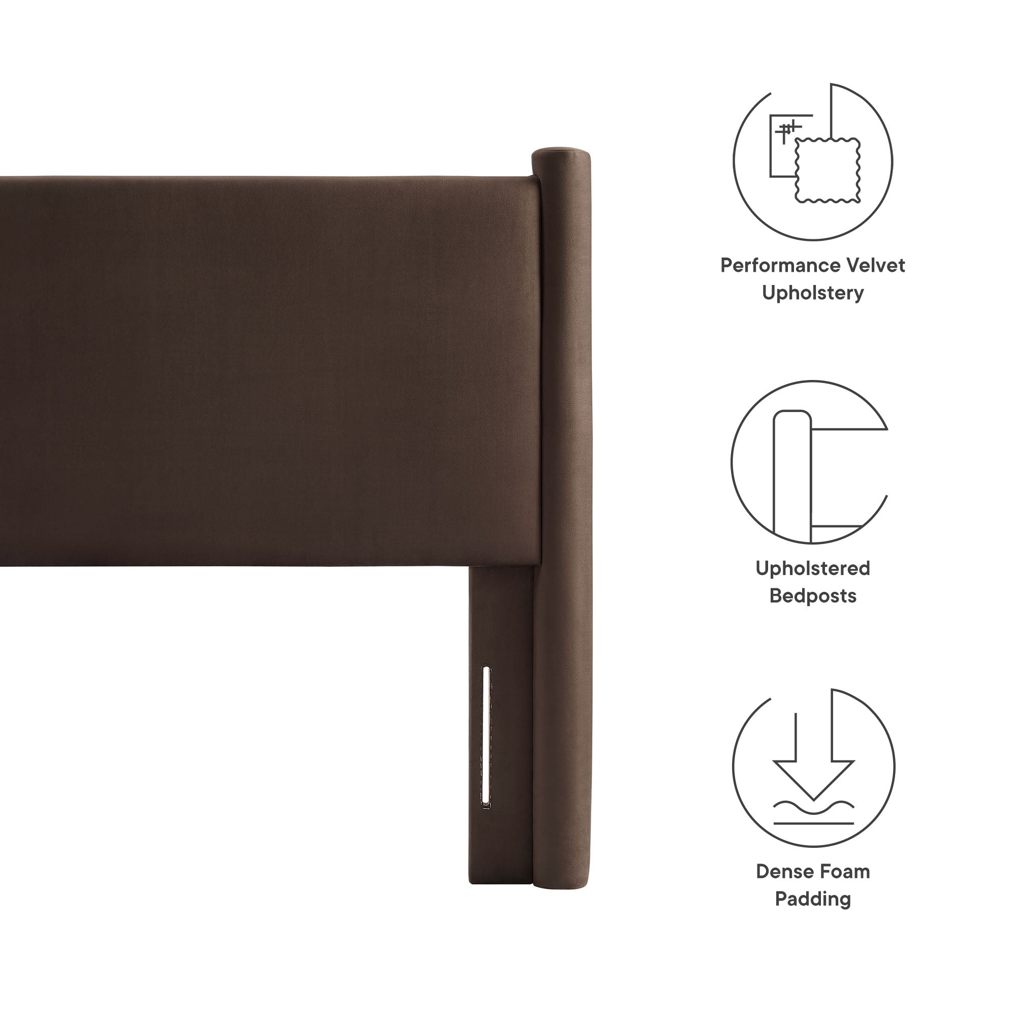 Modway Rael Performance Velvet Twin Headboard