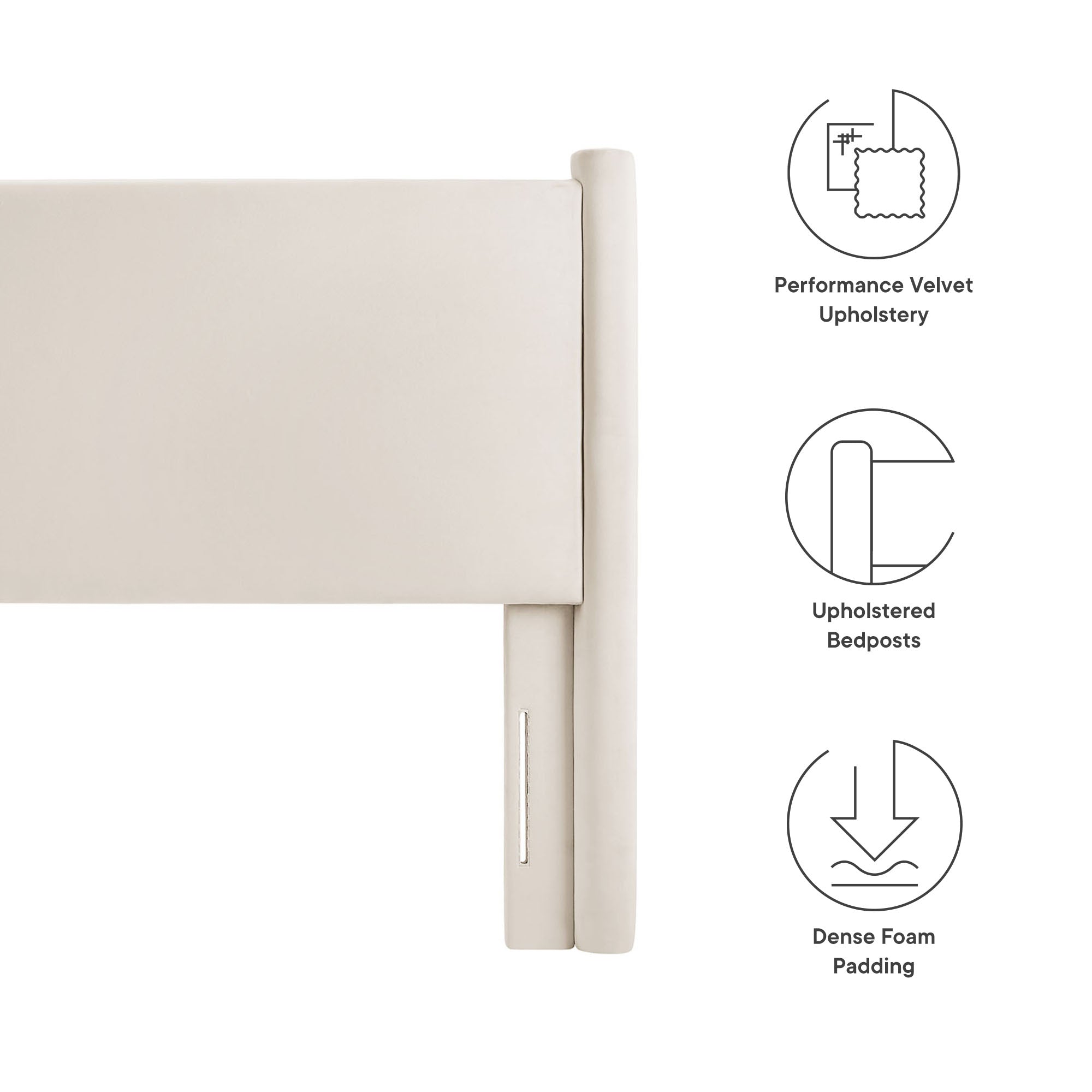 Modway Rael Performance Velvet Full Headboard
