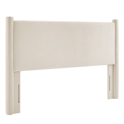 Rael Performance Velvet Queen Headboard