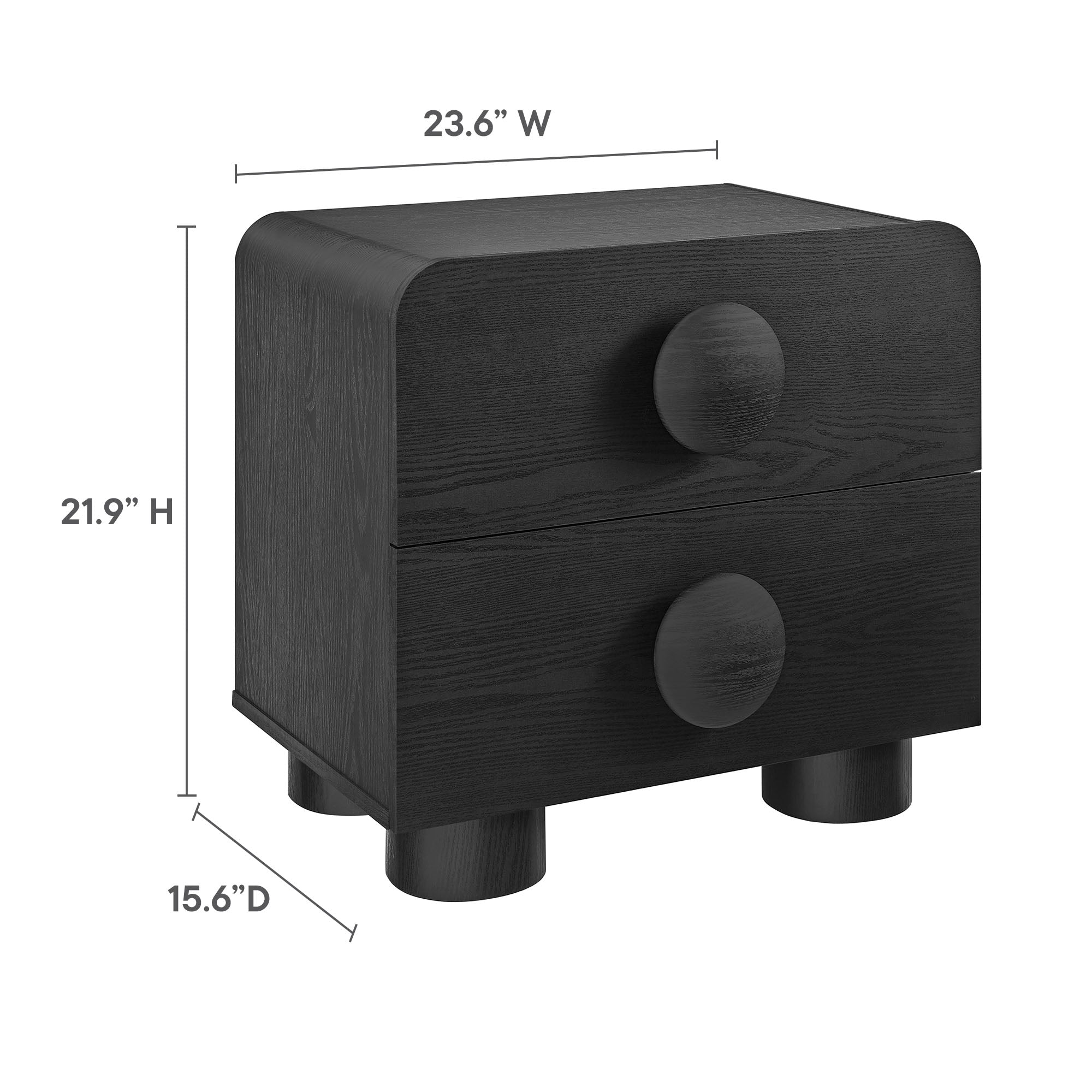 Modway Sonnet 2-Drawer Nightstand
