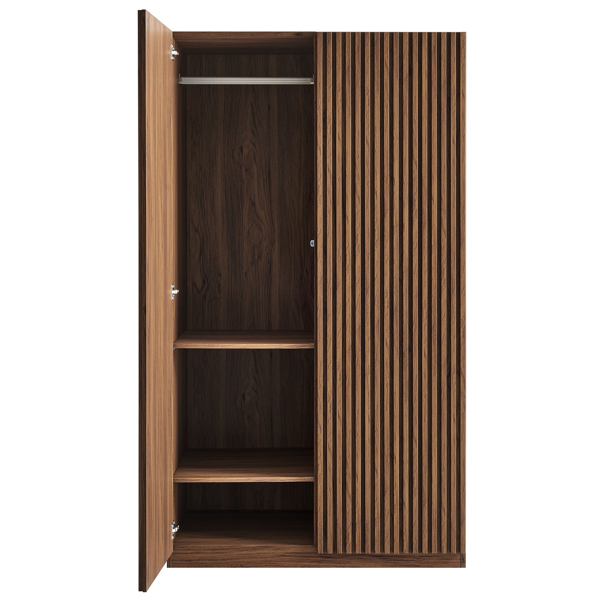 Modway Render 2-Door Wardrobe Closet