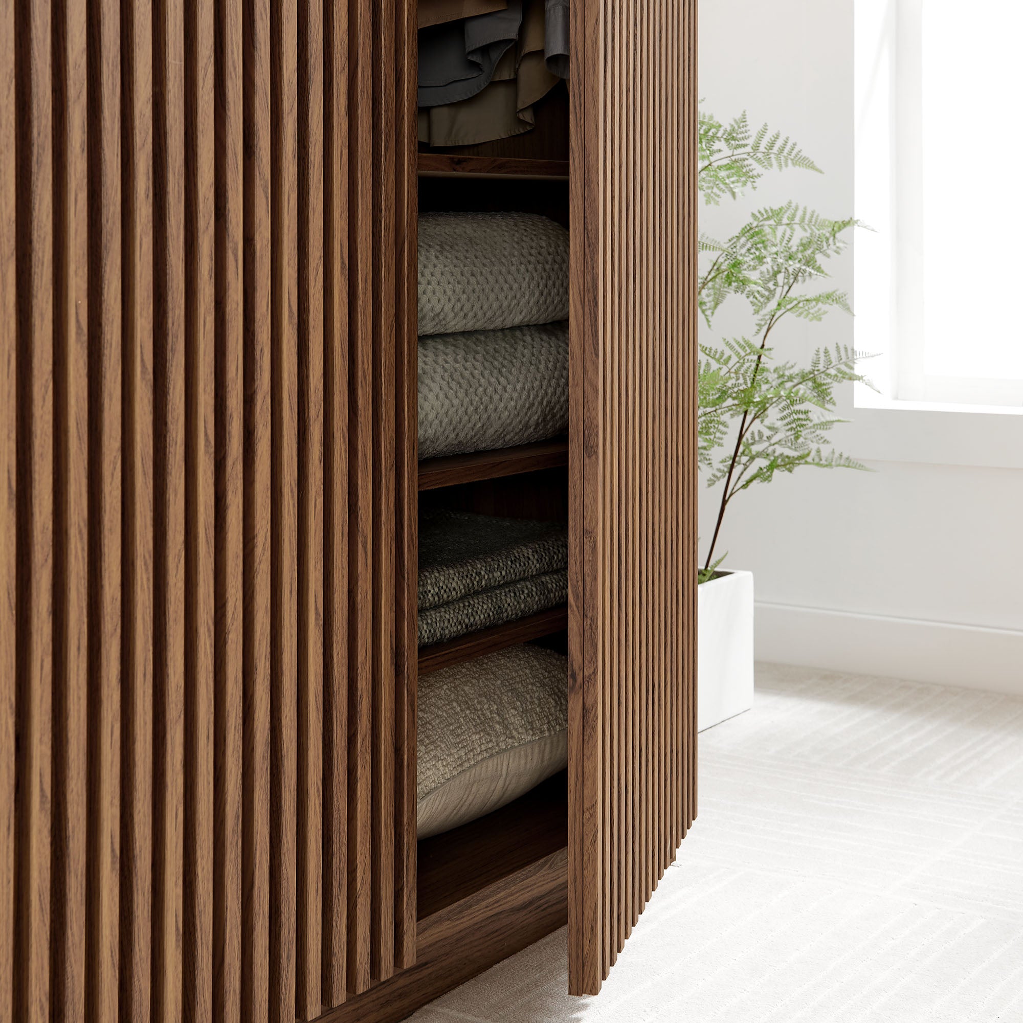 Modway Render 2-Door Wardrobe Closet