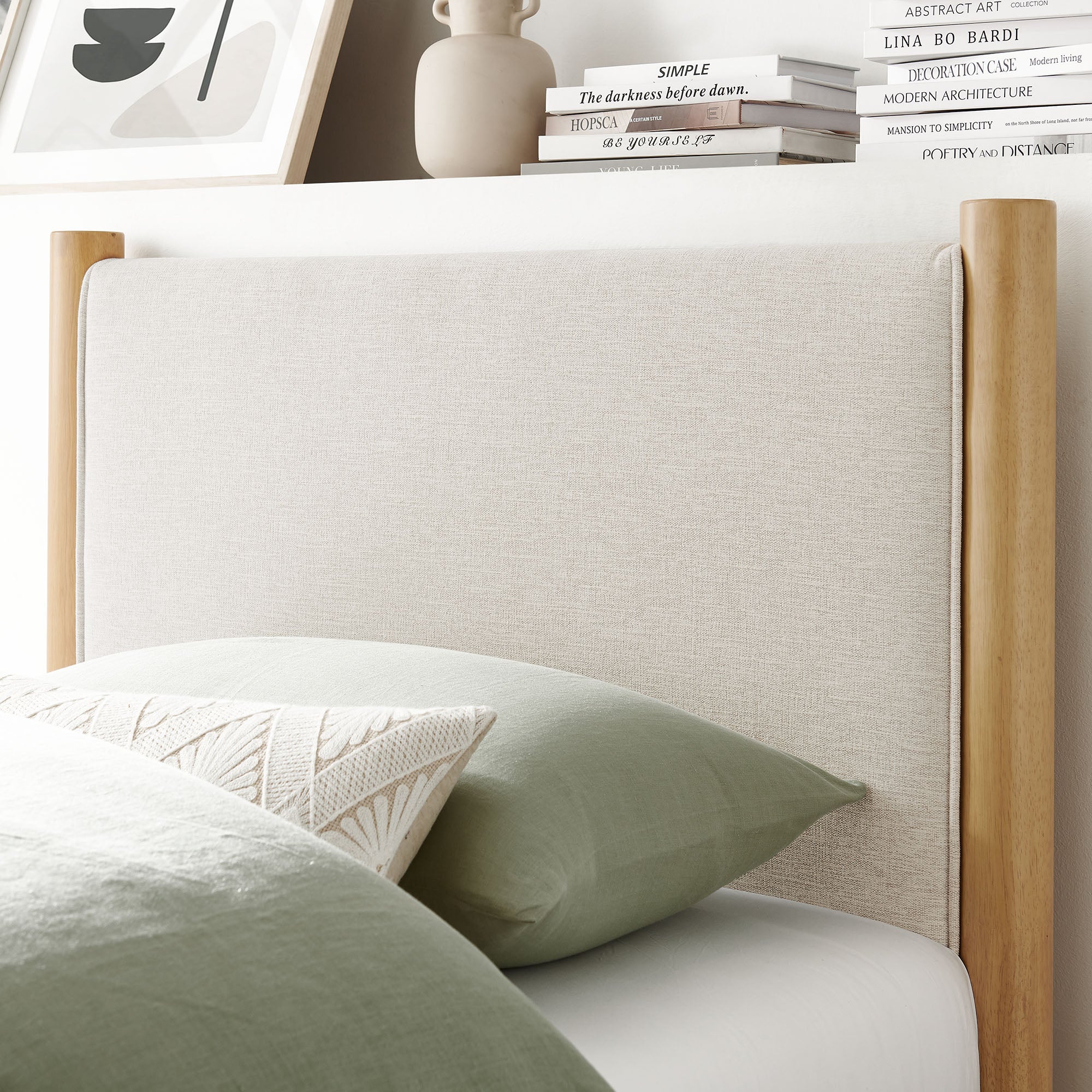 Modway Maven Twin Size Fabric Upholstered Platform Bed