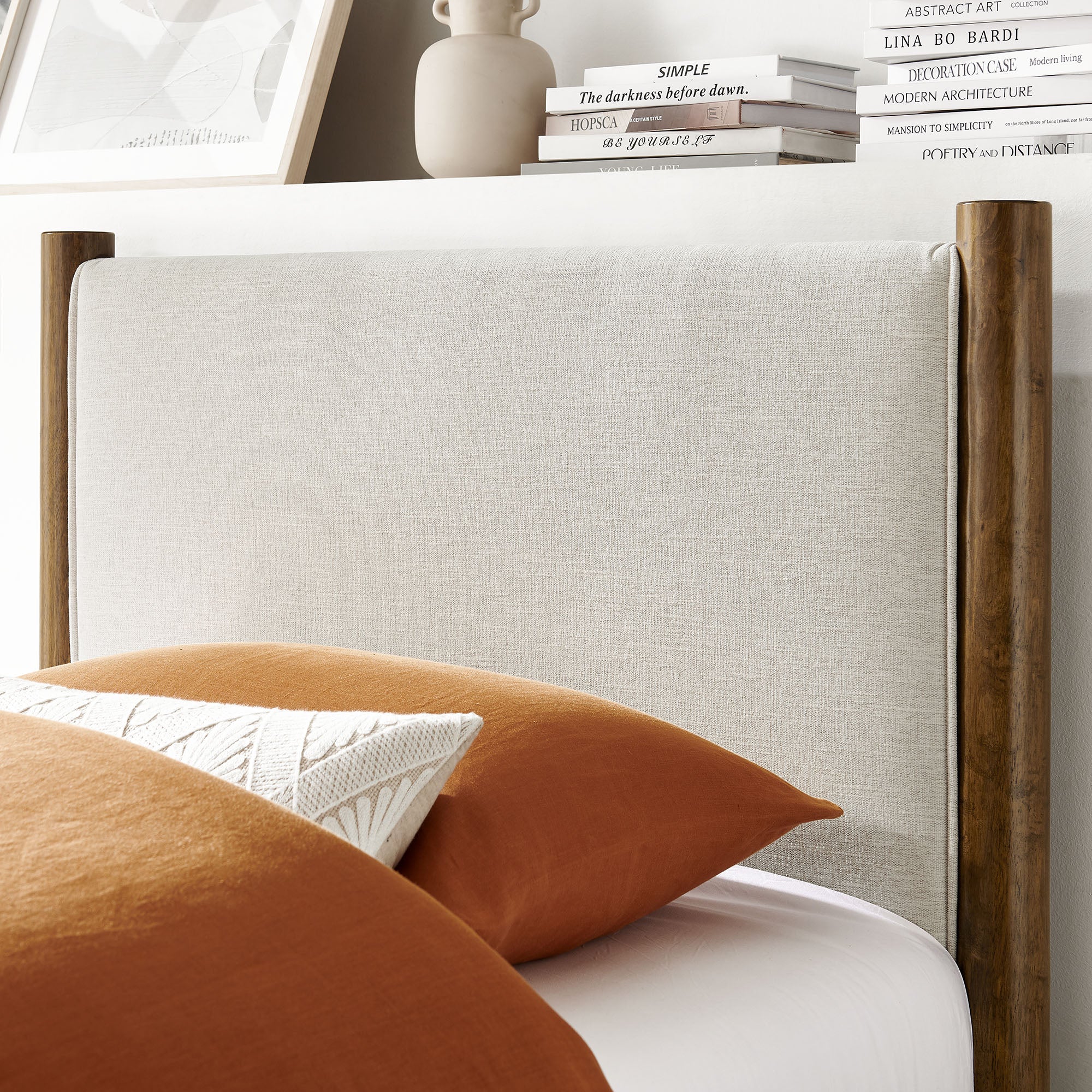 Modway Maven Twin Size Fabric Upholstered Platform Bed