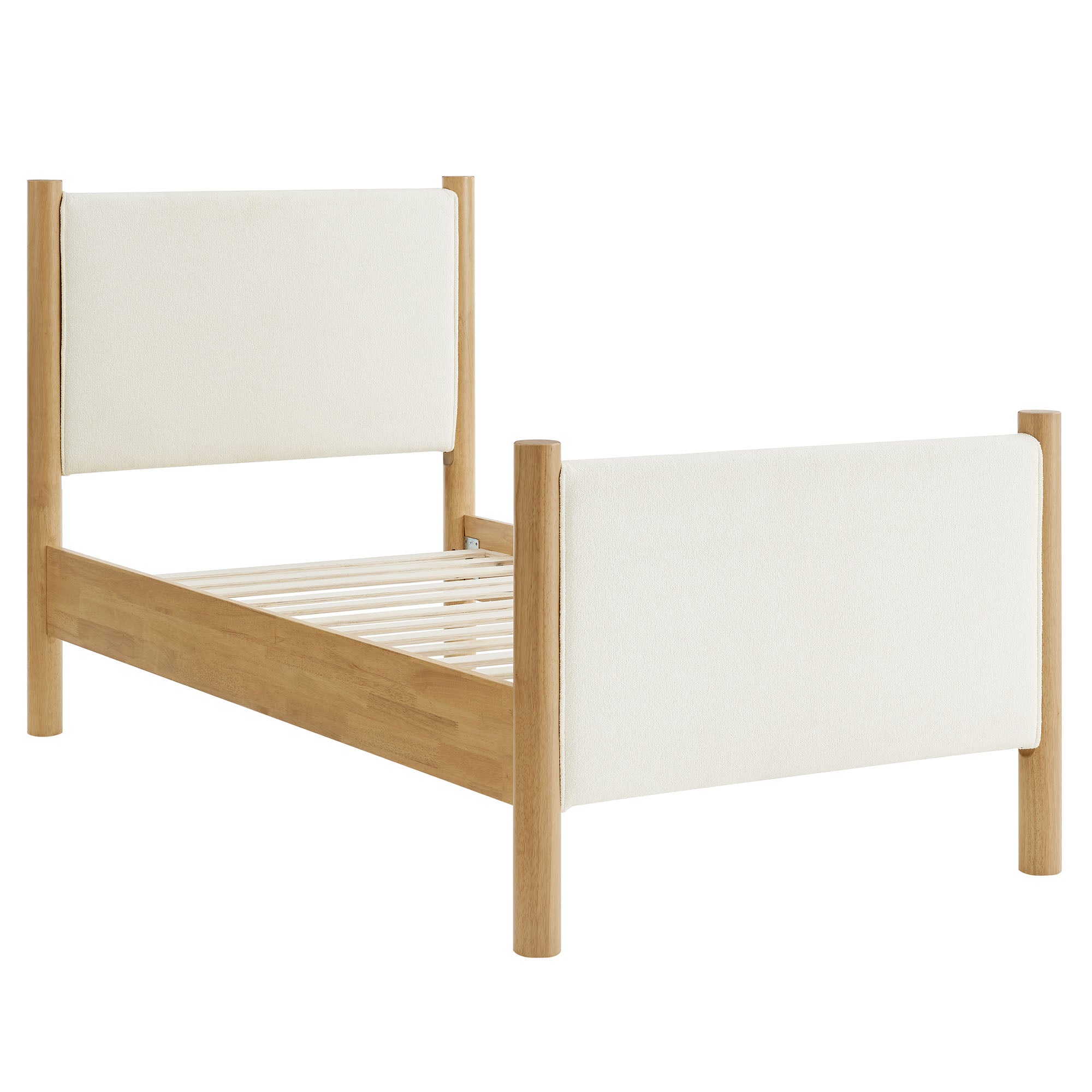 Modway Maven Twin Size Boucle Upholstered Platform Bed