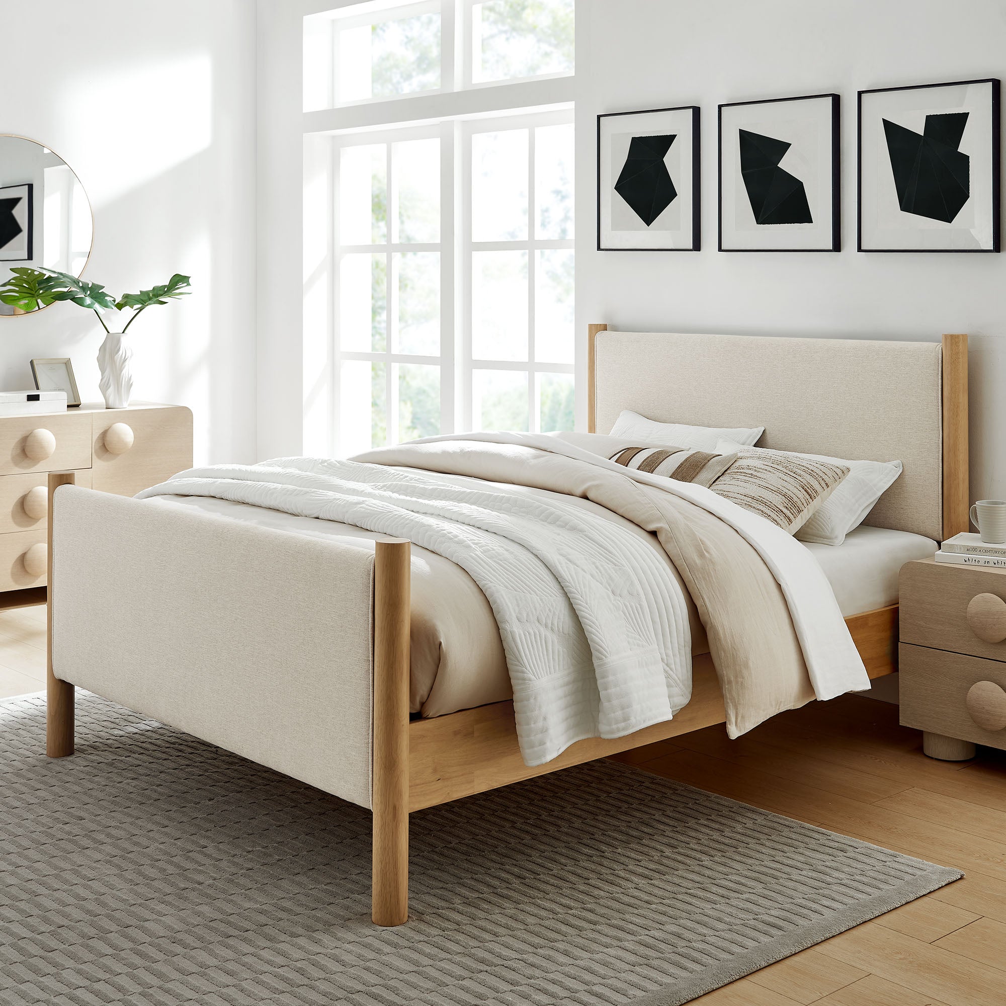Modway Maven Full Size Fabric Upholstered Platform Bed