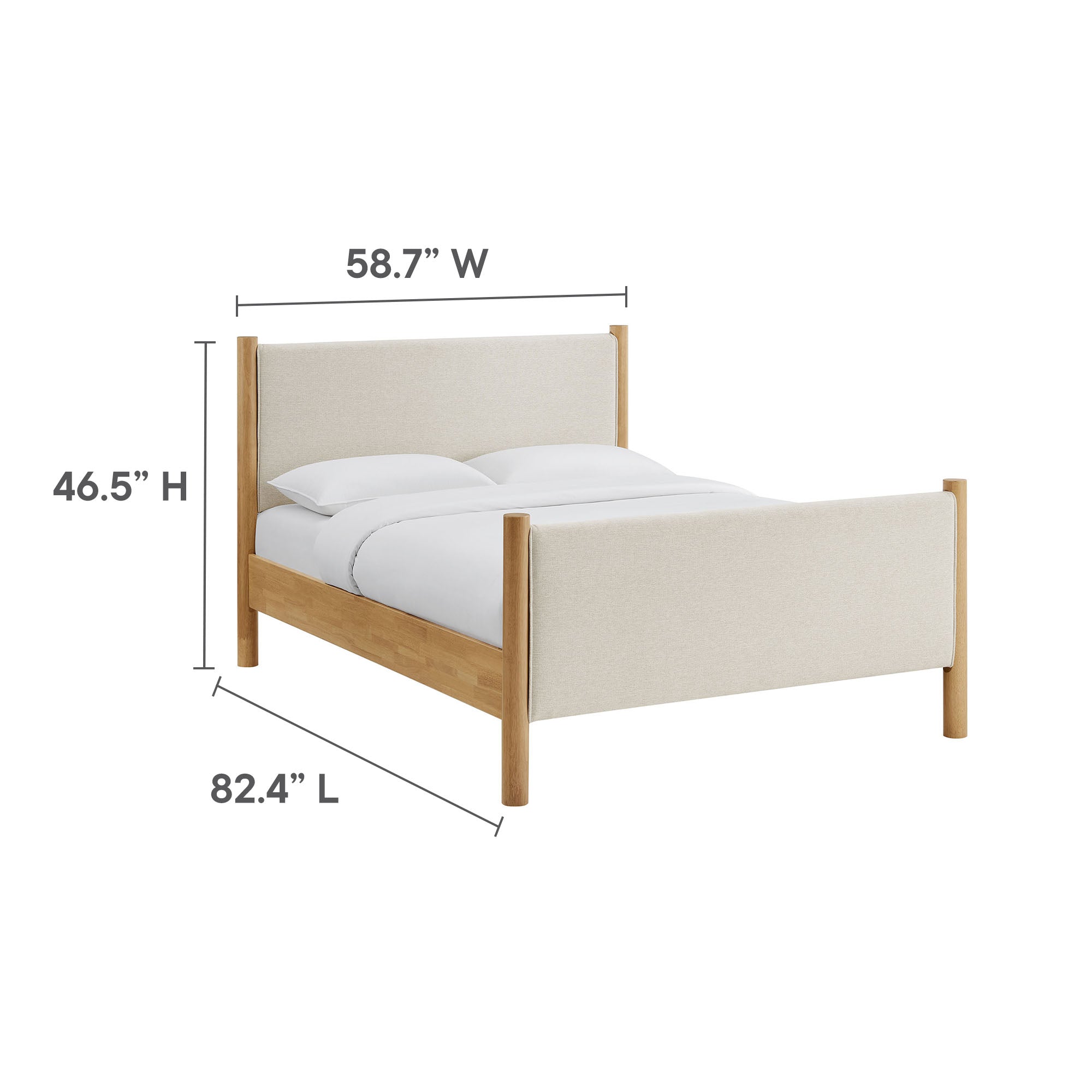 Modway Maven Full Size Fabric Upholstered Platform Bed