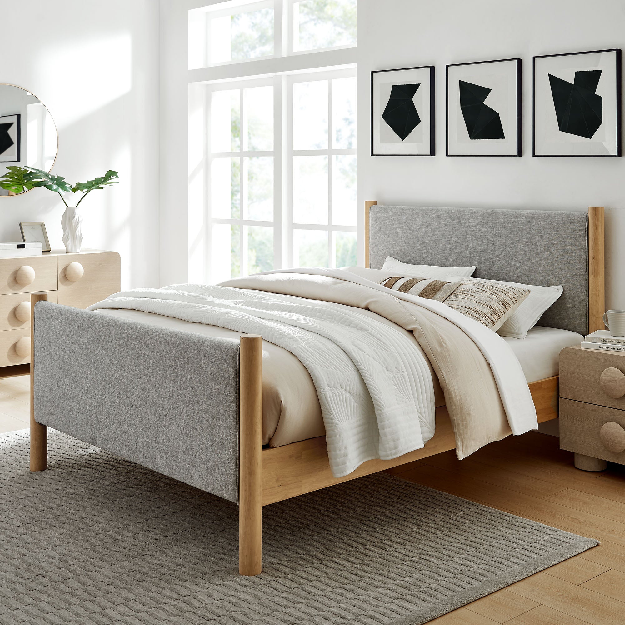 Modway Maven Full Size Fabric Upholstered Platform Bed
