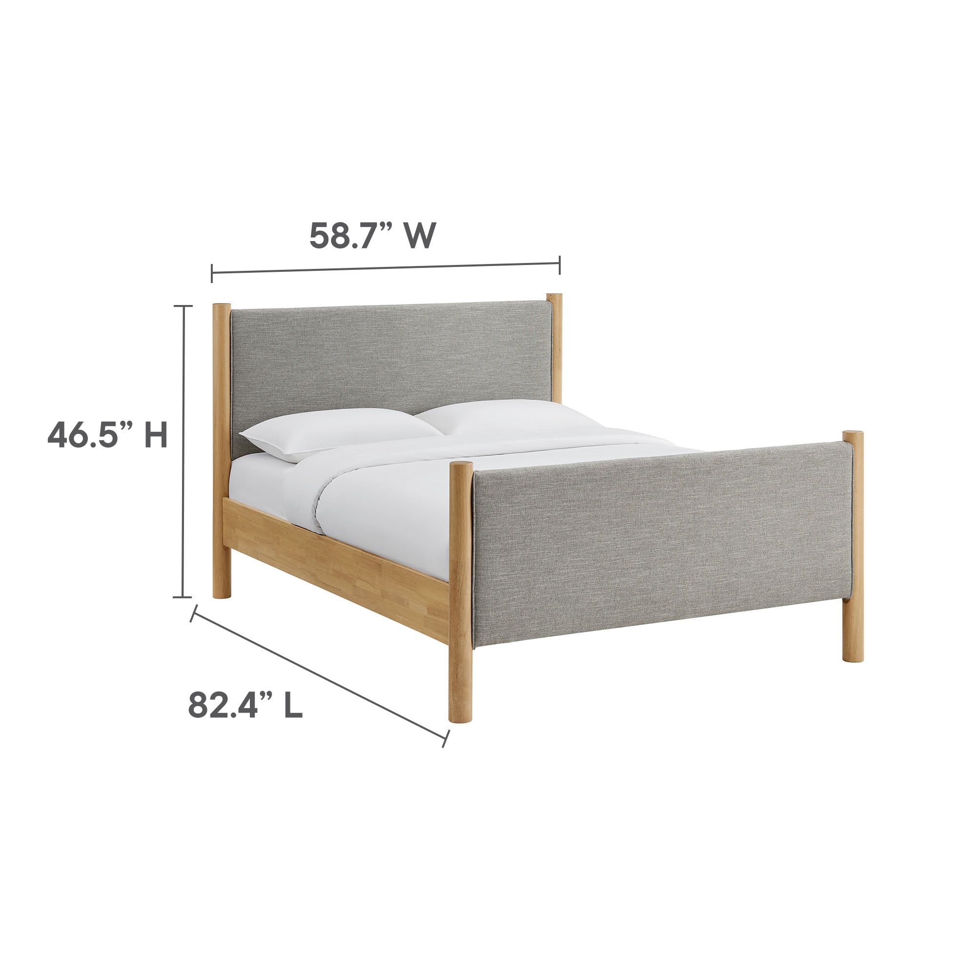 Modway Maven Full Size Fabric Upholstered Platform Bed