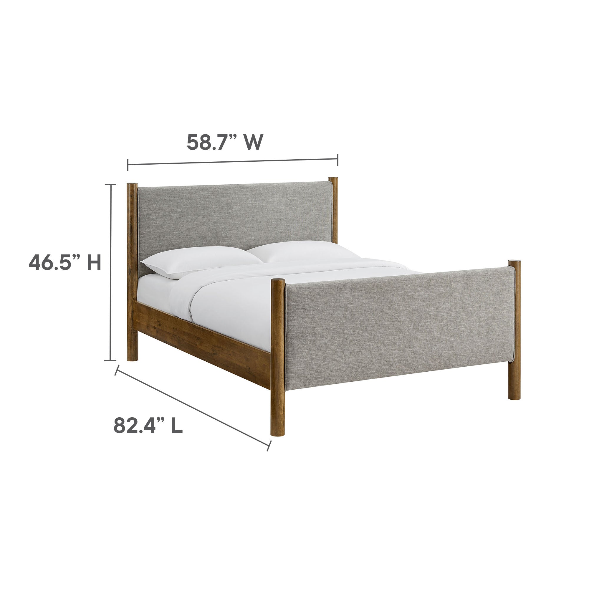 Modway Maven Full Size Fabric Upholstered Platform Bed