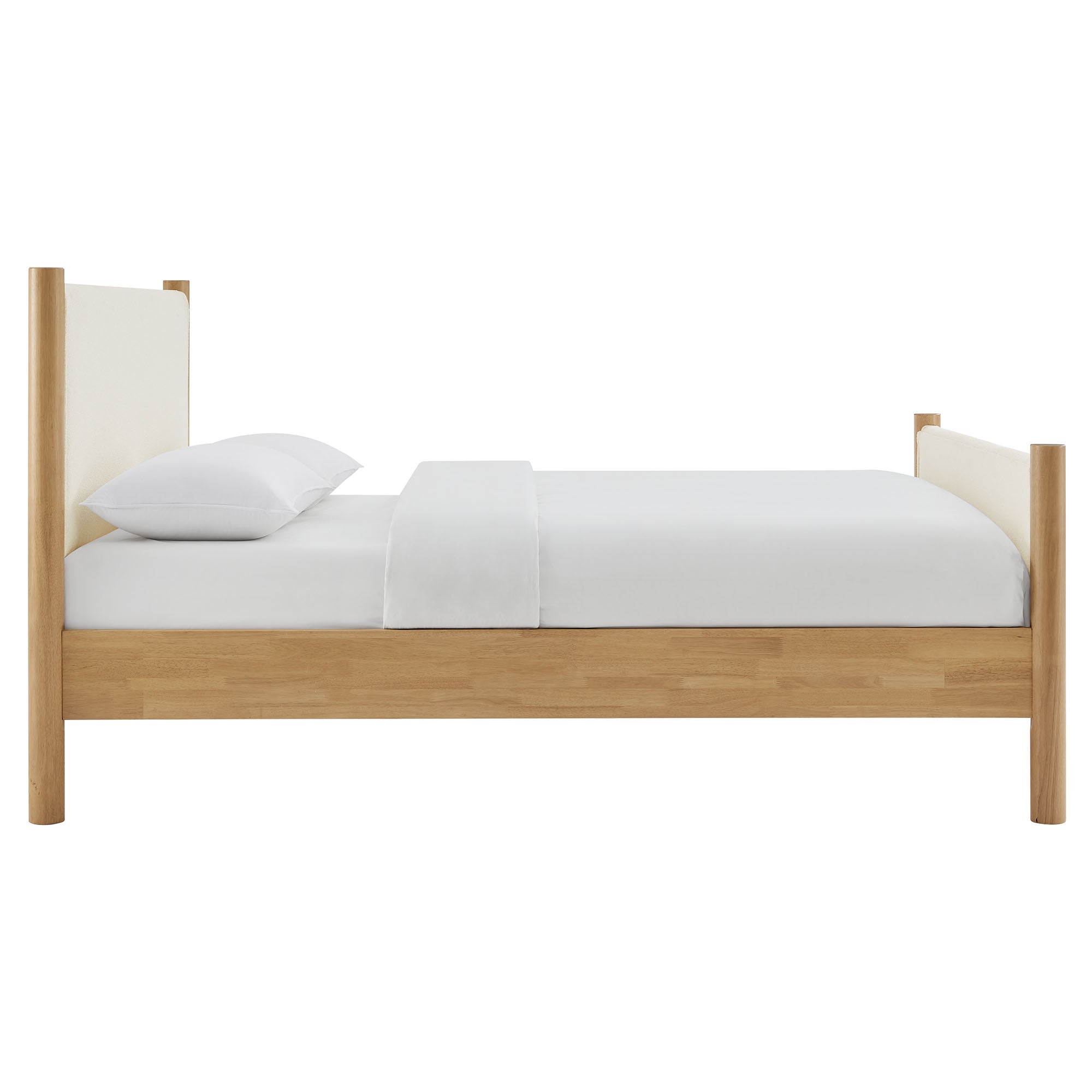 Modway Maven Queen Size Boucle Upholstered Platform Bed