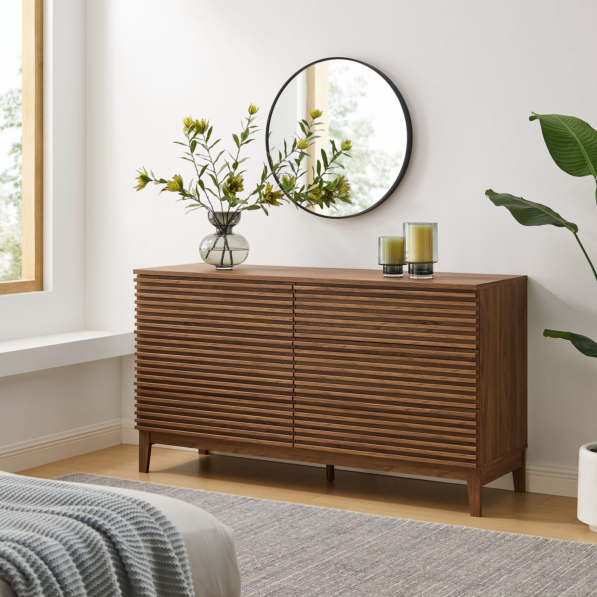 Modway Render 63” 6-Drawer Dresser