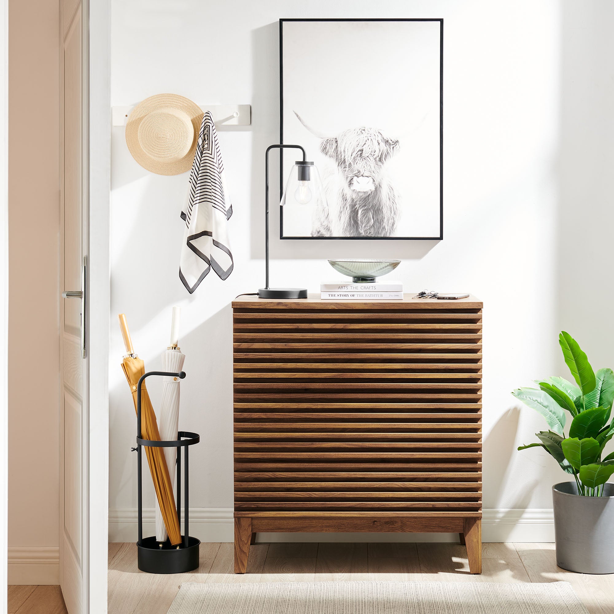 Modway Render Large 3-Drawer Nightstand