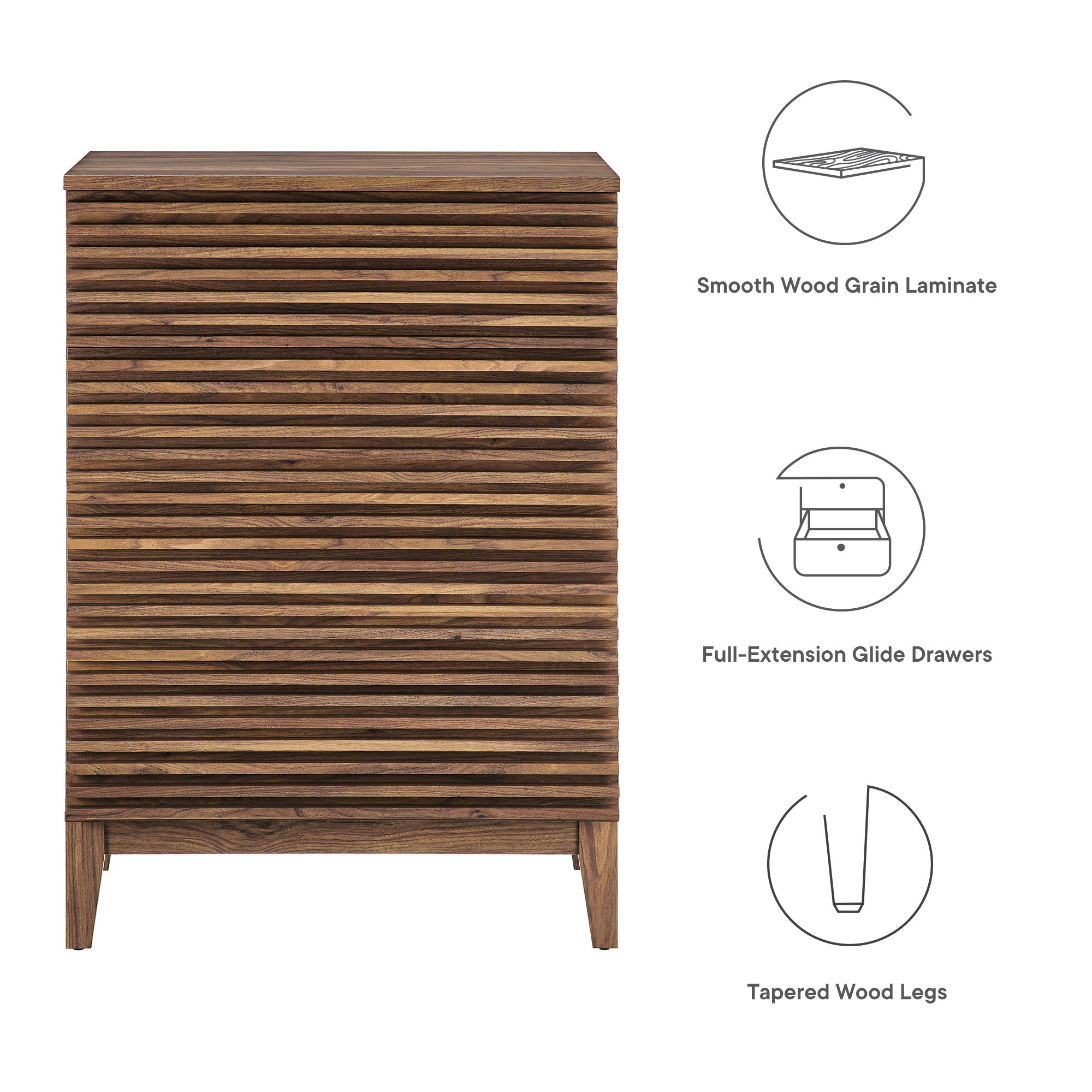 Modway Render 4-Drawer Chest
