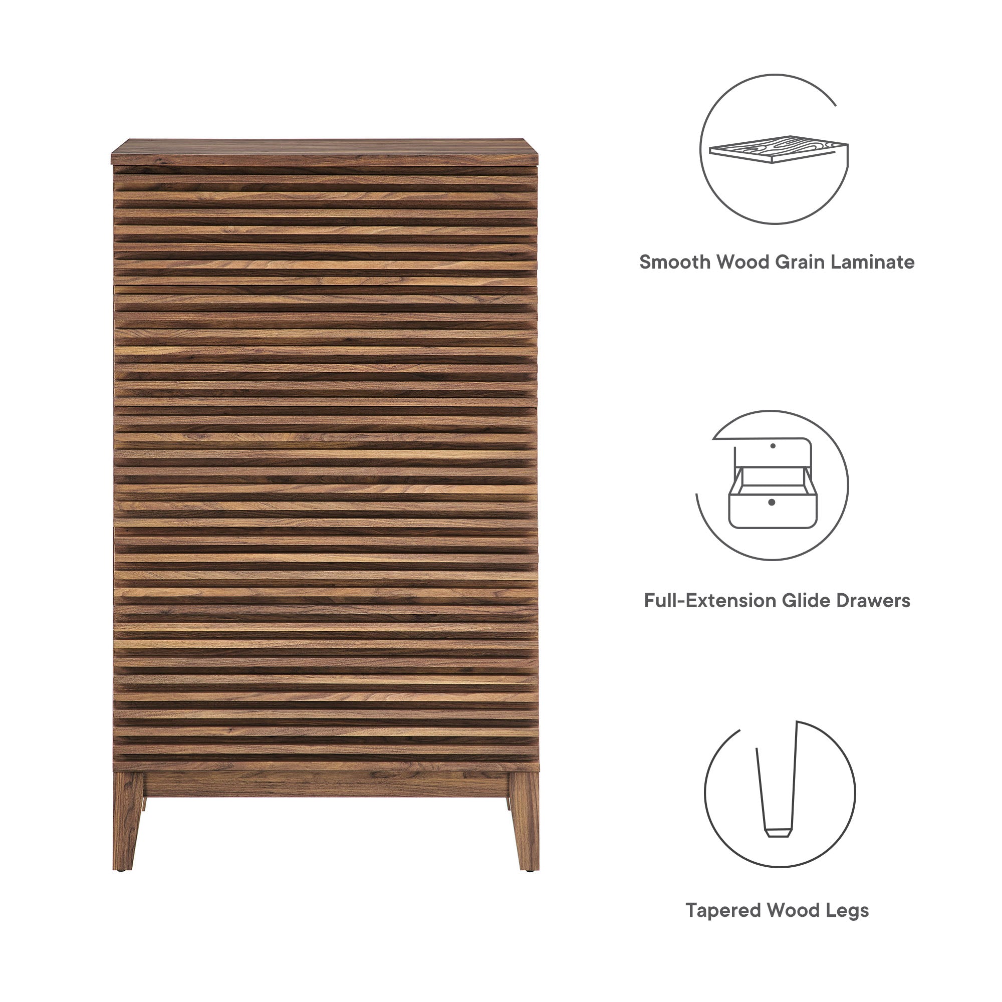 Modway Render 5-Drawer Chest