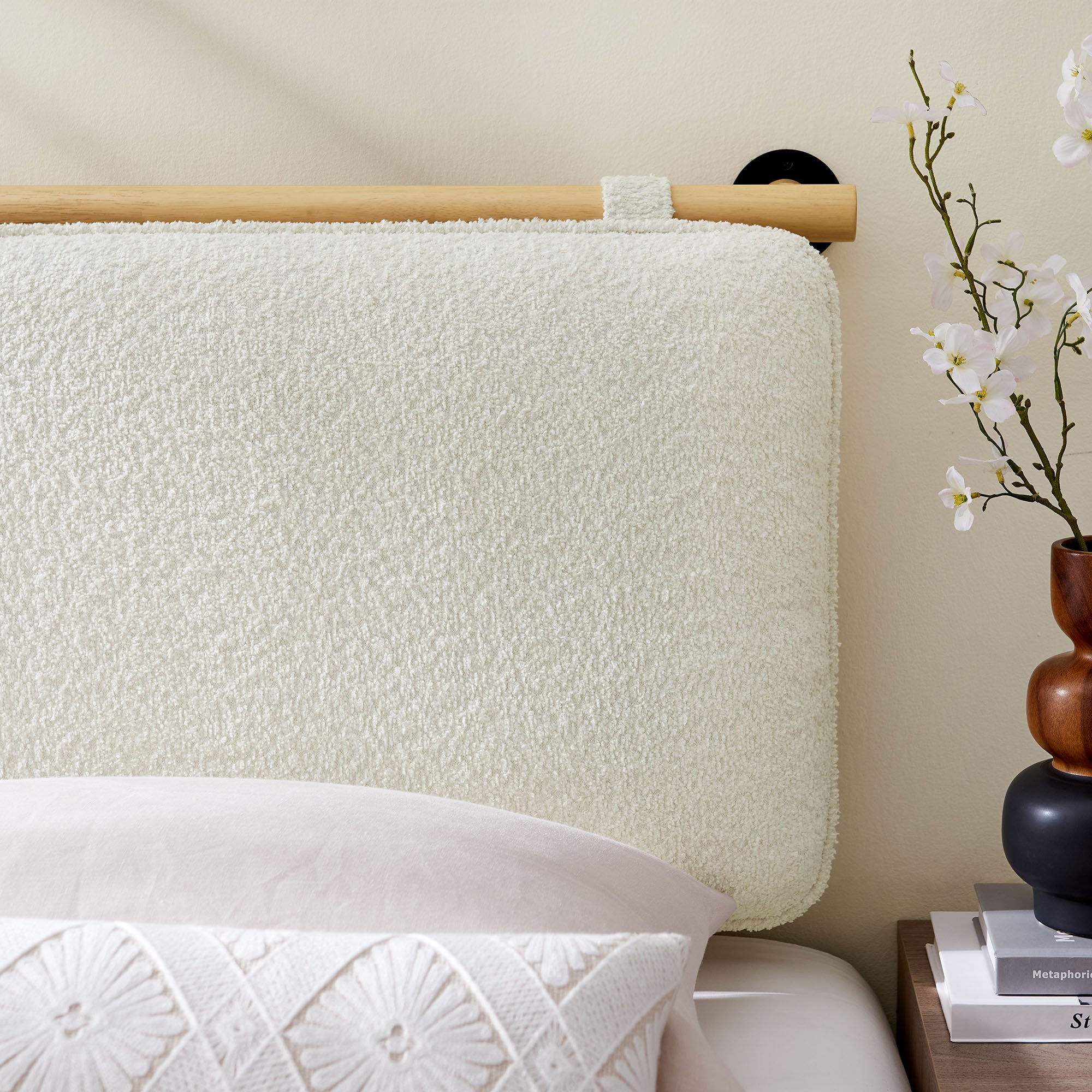 Modway Anela Wall-Mounted Chenille Upholstered Twin Headboard