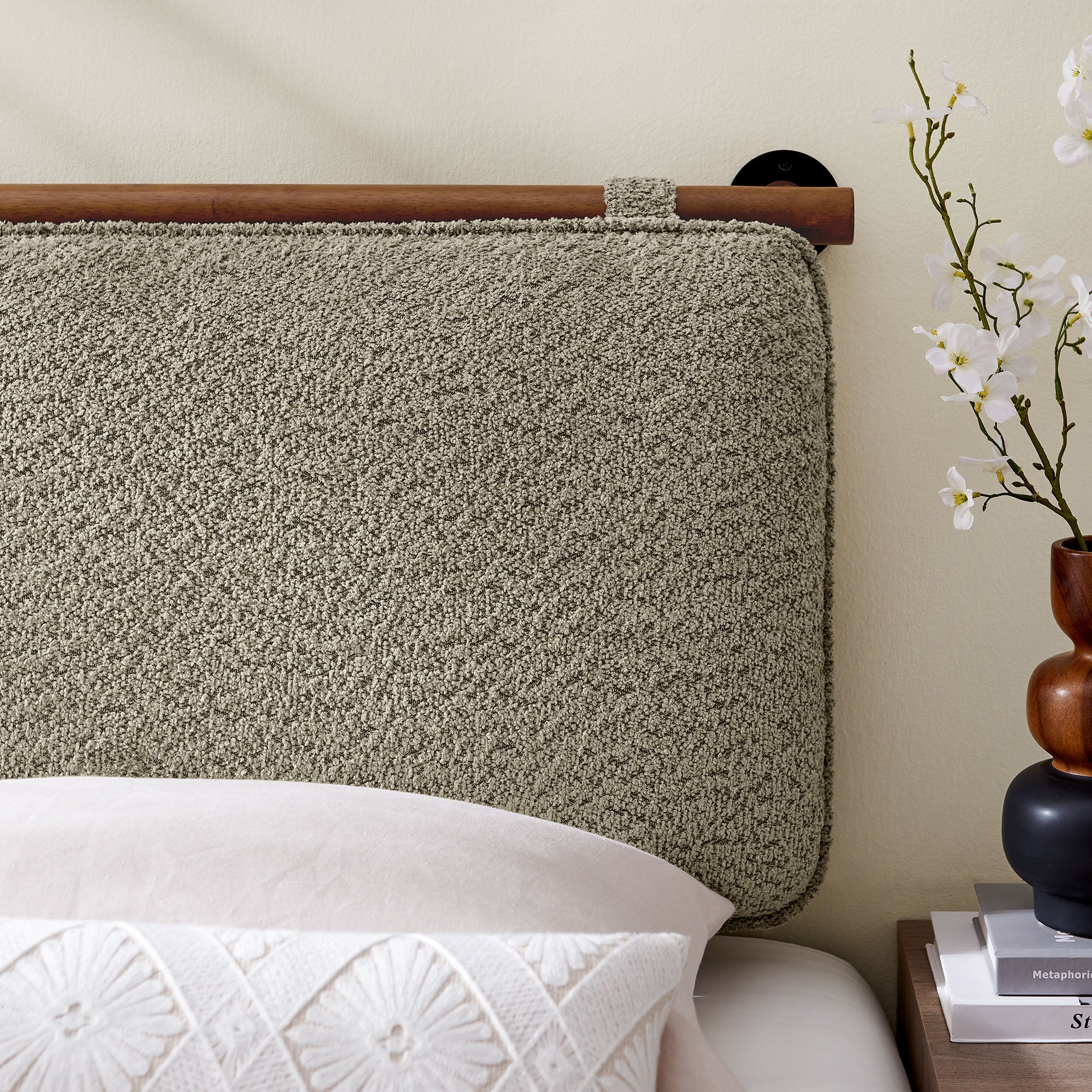 Modway Anela Wall-Mounted Chenille Upholstered Twin Headboard