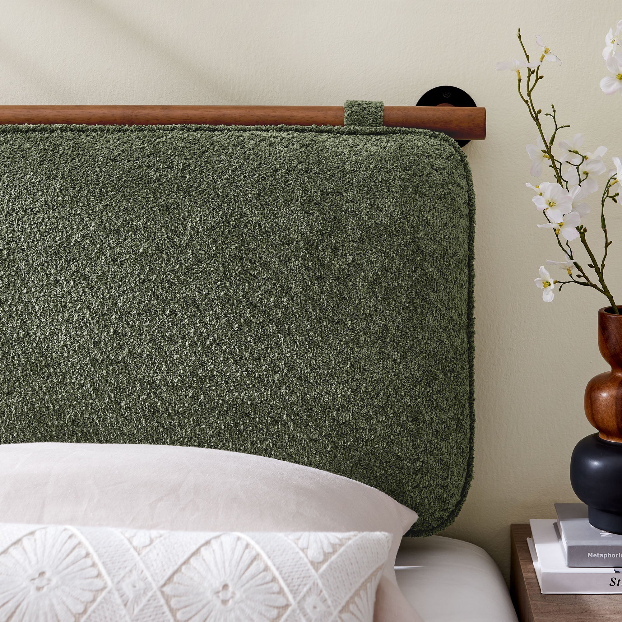 Modway Anela Wall-Mounted Chenille Upholstered Twin Headboard