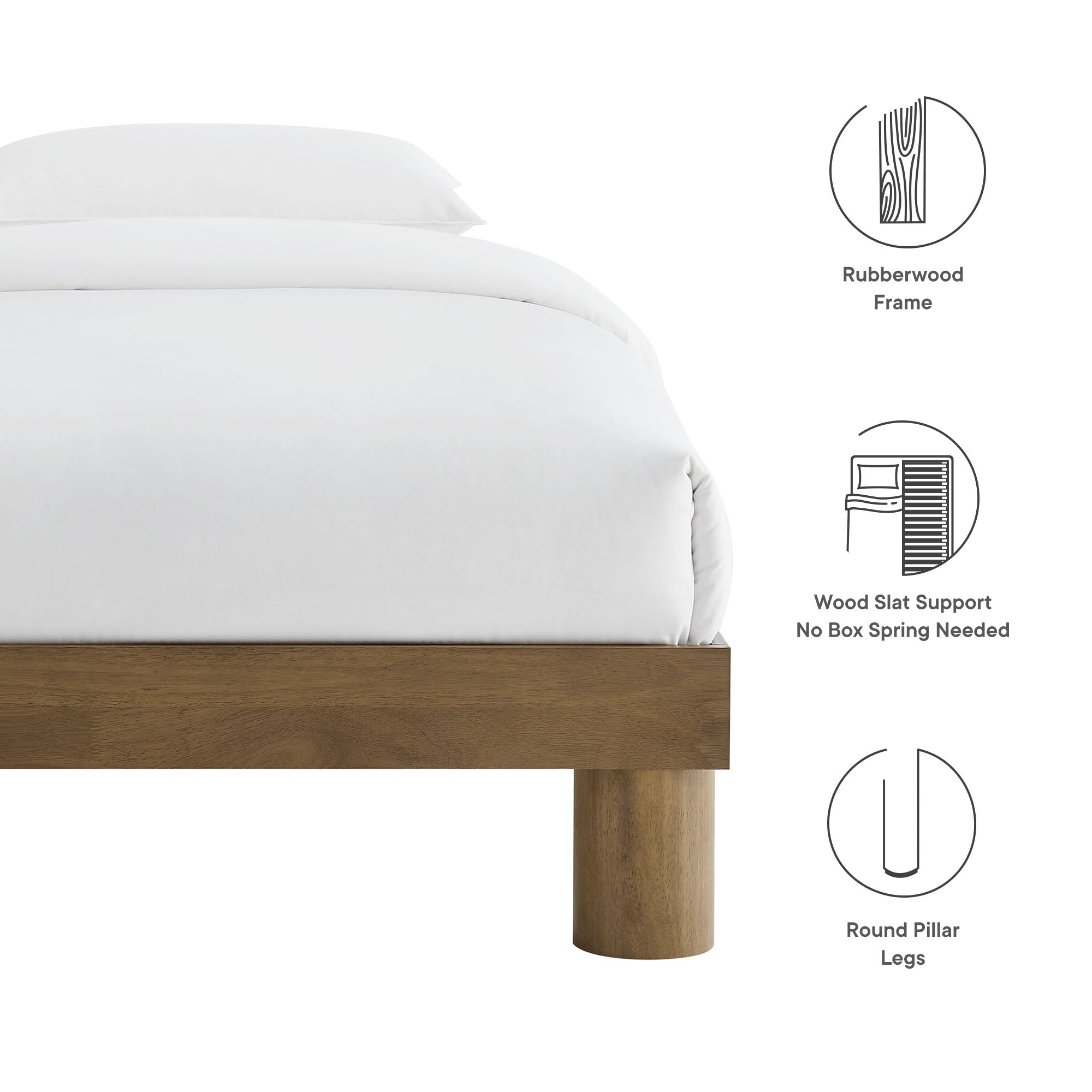 Modway Runa Wood Twin Platform Bed