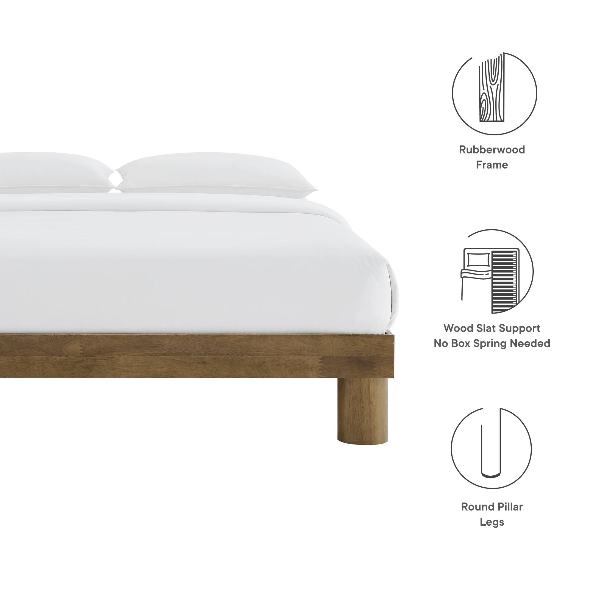 Modway Runa Wood King Platform Bed